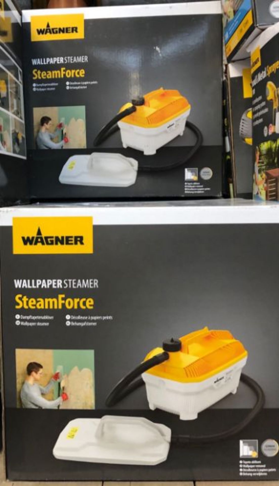 3 X WAGNER STEAMFORCE WALLPAPER STEAMER / COMBINED RRP £119.97 / UNTESTED CUSTOMER RETURNS