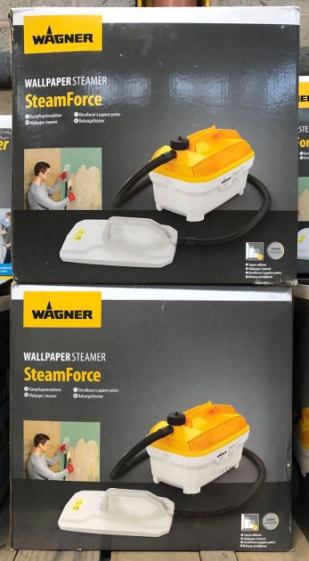 4 X WAGNER STEAMFORCE WALLPAPER STEAMER / COMBINED RRP £159.96 / UNTESTED CUSTOMER RETURNS