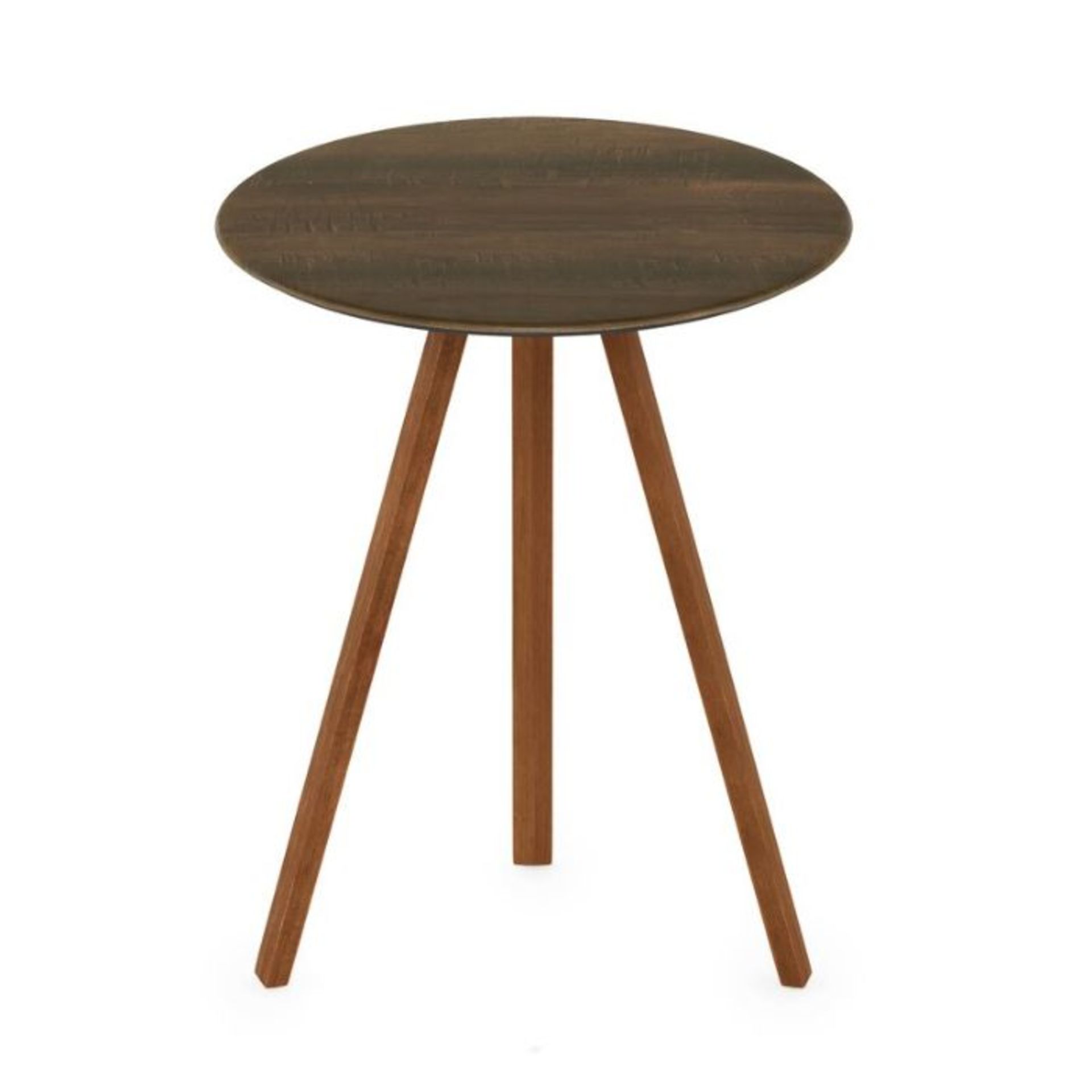 1 X BREMER BISTRO TABLE IN WALNUT WITH HEAT AND WATER RESISTANT TOP / RRP £105.99 / GRADE A