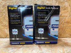1 X LOT TO CONTAIN 2 PERMUTIT DIGITAL SCALE REDUCERS / COMBINED RRP £78.00 / UNTESTED CUSTOMER RETUR