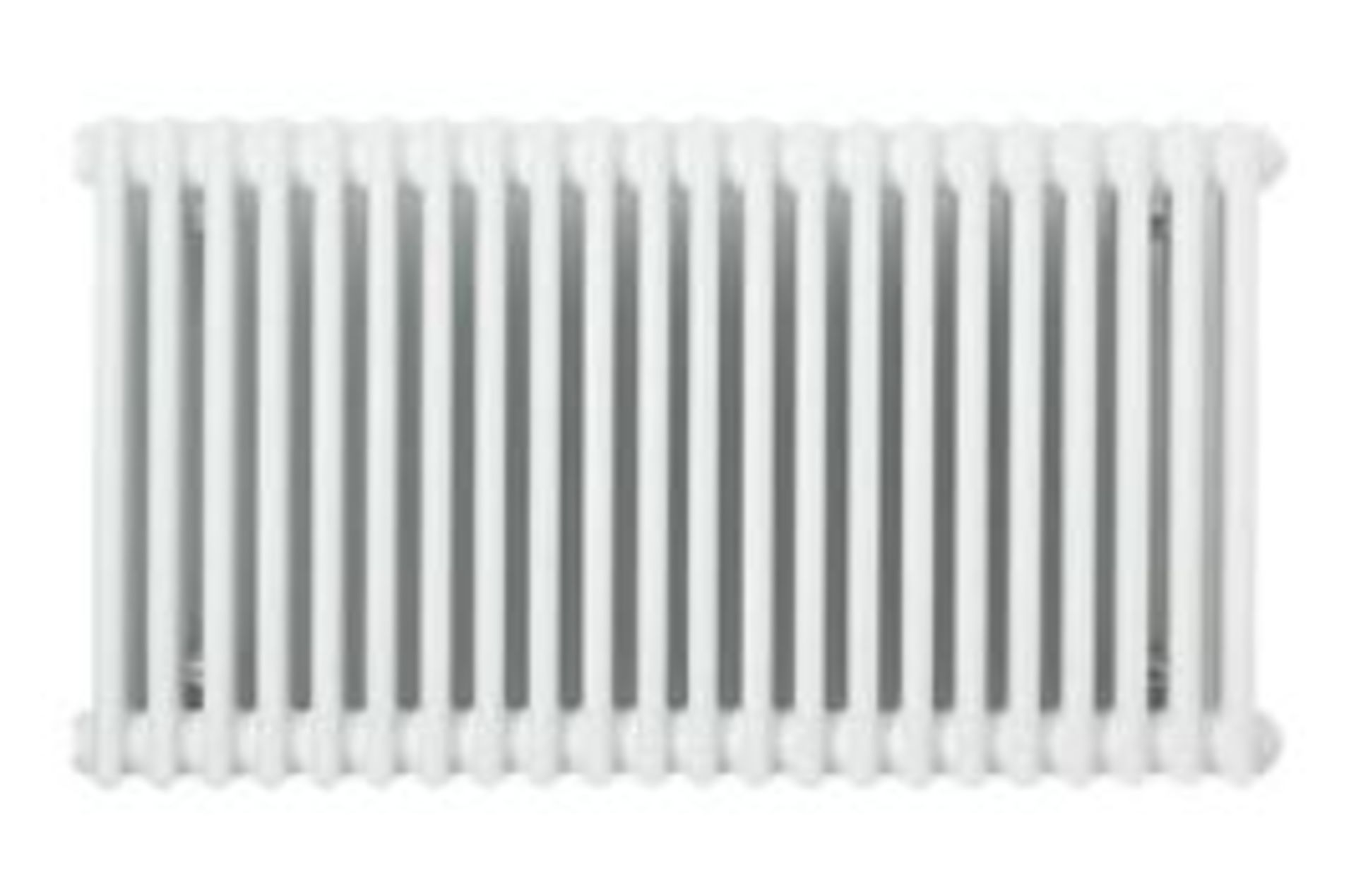 1 X ACOVA CLASSIC HORIZONTAL 2 COLUMN RADIATOR 600 X 1042MM WHITE 3400BTU / RRP £197.00 / UNTESTED C