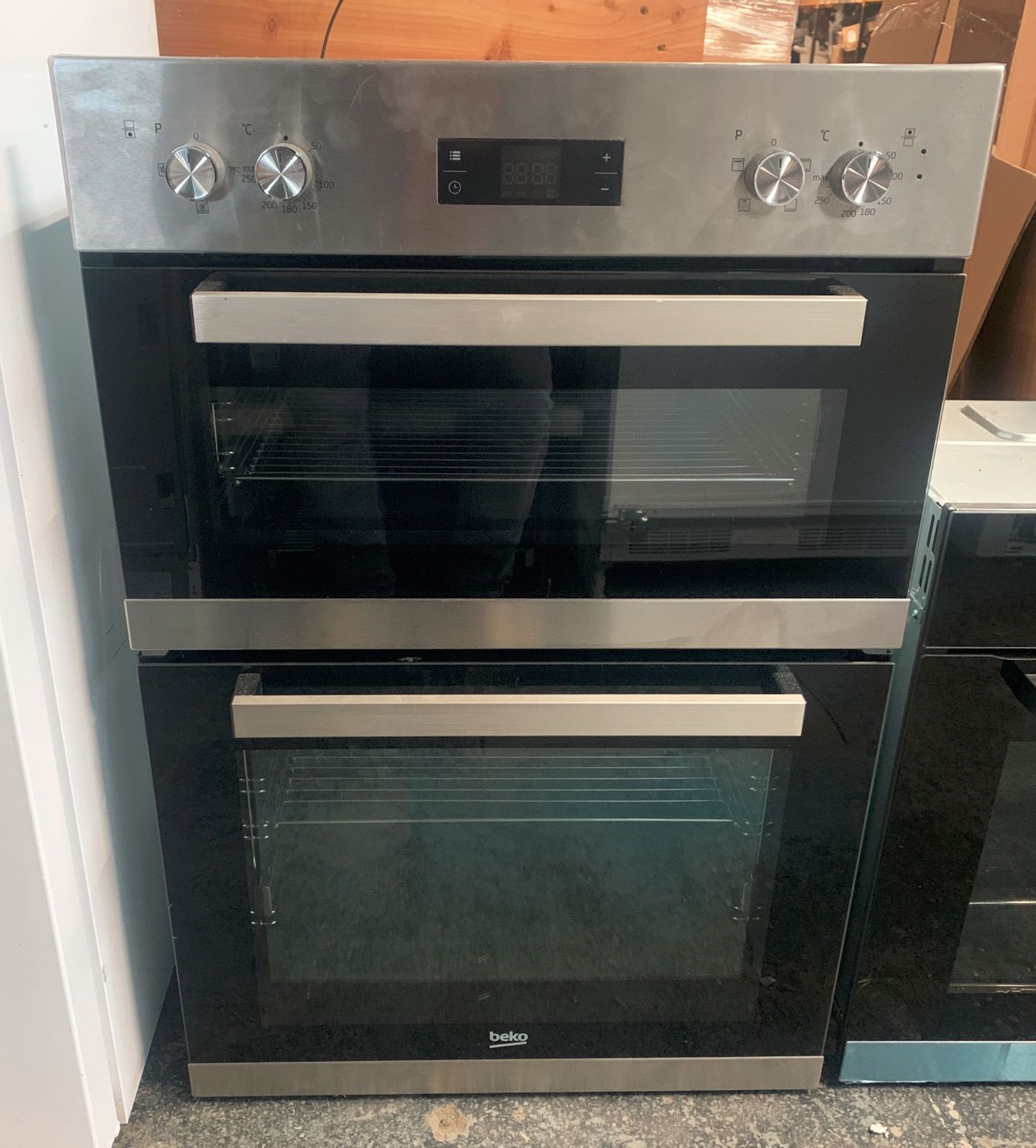 BEKO BDQF22300X SILVER BUILT-IN DOUBLE OVEN - RRP £311