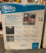 BEKO QSE2235X STAINLESS STEEL BUILT-IN SINGLE OVEN WITH 60CMM GAS HOB - RRP £250