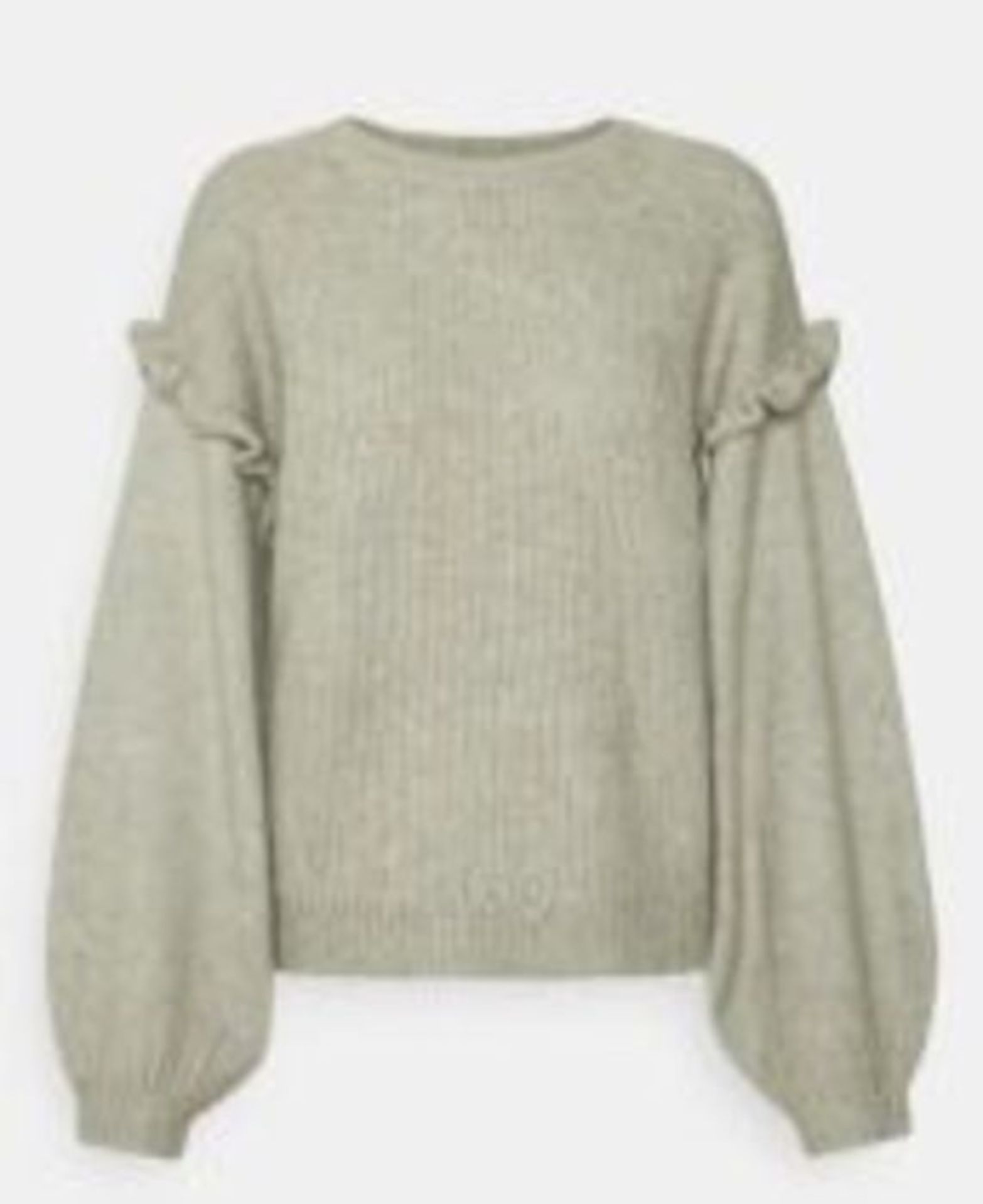 JDY - HUDSON LIFE BIG SLEEVE JUMPER - ABBEY STONE GREY - SIZE: MEDIUM. RRP £25.00 AS NEW WITH TAGS