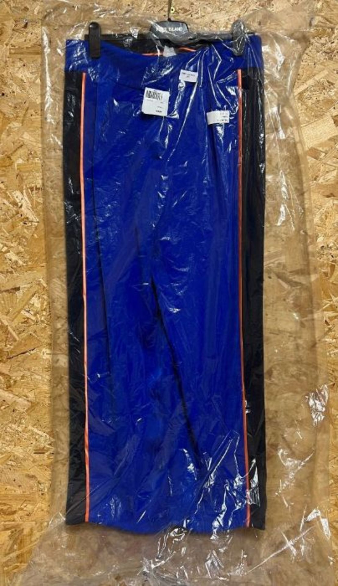 1 X LUXW SATIN JOGGER PANEL TROUSE-BLUE / SIZE UK 16 / RRP £195.00 /BRAND NEW WITH TAGS