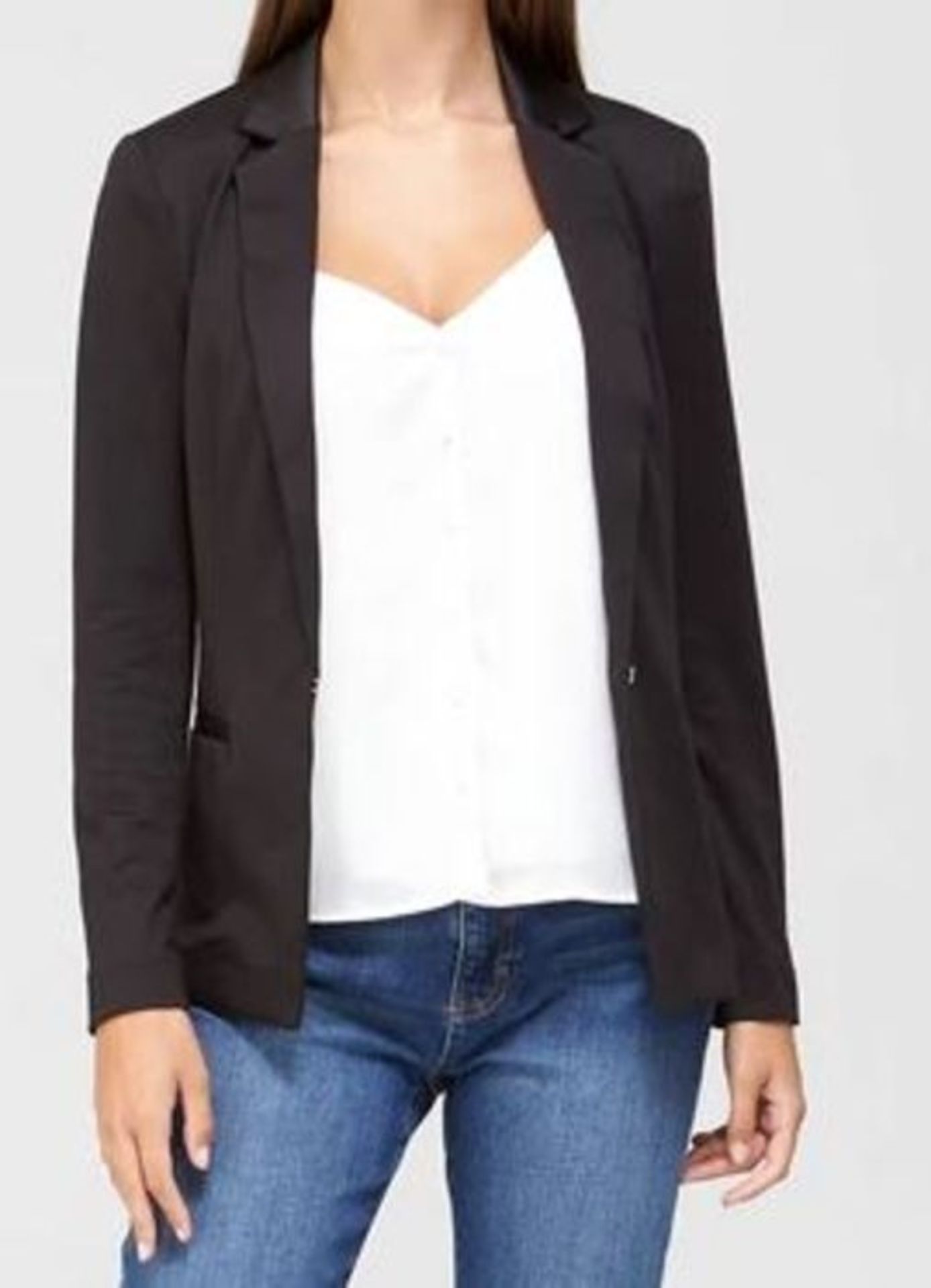 2 X V BY VERY VALUE PONTE JACKET - BLACK / SIZE 18 / RRP £50.00 / BRAND NEW WITH TAGS