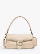 1 X COACH LEATHER PILLOW TABBY SHOULDER BAG - IVORY / RRP £495.00 / GRADE A, ONE MINUTE NICK ON