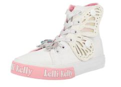 1 X LELLI KELLY UNICORN WINGS MID HIGH TOP TRAINER / SIZE 2.5 OLDER / RRP £55.00 / BRAND NEW / GRADE