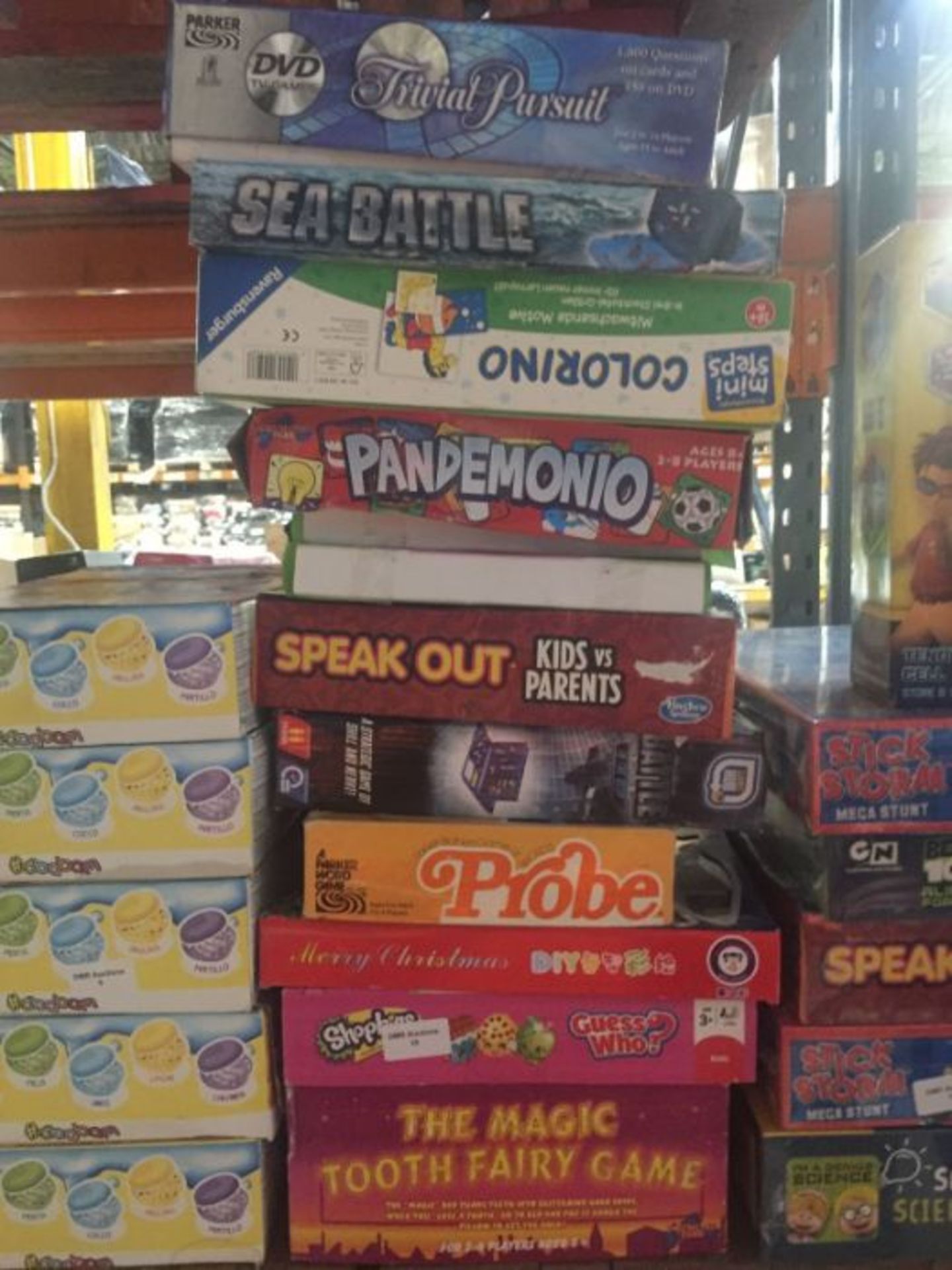 1 LOT TO CONTAIN 12 X OPENED BOARD GAMES