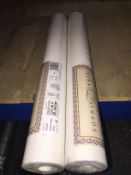 1 X LOT TO CONTAIN 2 X ROLLS OF ARTHOUSE SOPHIE CONRAN ODETTE GLITTER SILVER 900300 WALLPAPER /