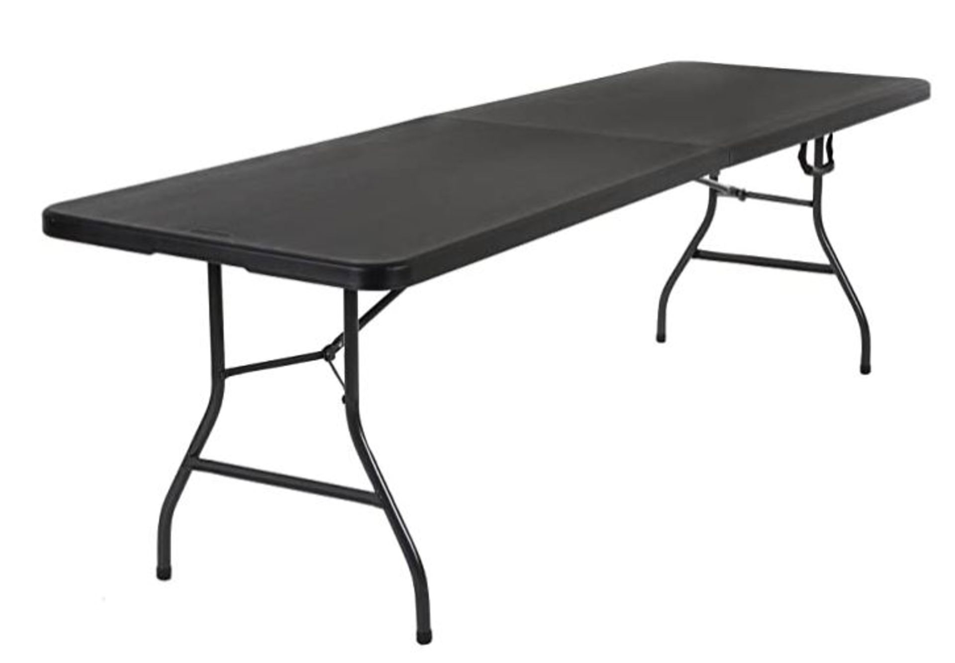 1 X COSCO 8-FOOT CENTER-FOLD FOLDING TABLE / RRP £90.00 / CUSTOMER RETURN. GRADE A/B