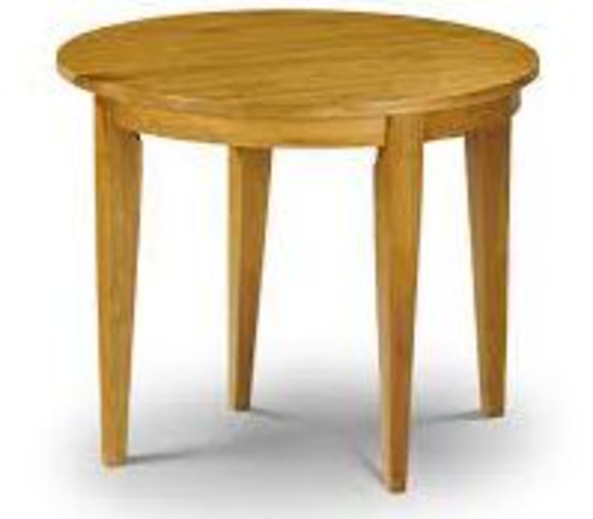 1 X JULIAN BOWEN CONSORT DINING TABLE - HONEY TABLE / RRP £229.99 / CUSTOMER RETURN. GRADE A/B