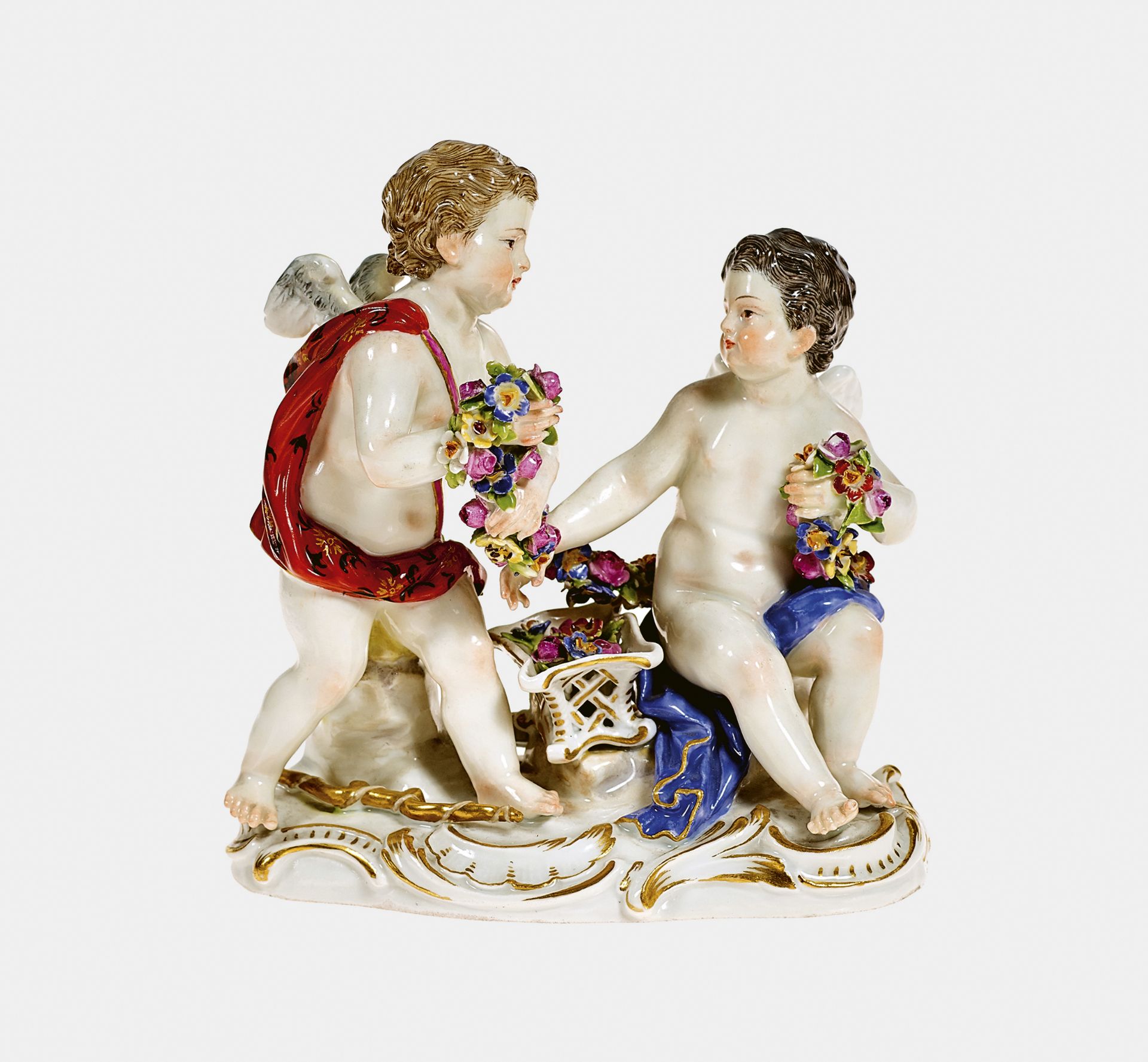 FIGURENPAAR: Meissen, um 1870 (Königliche Porzellan Manufaktur).