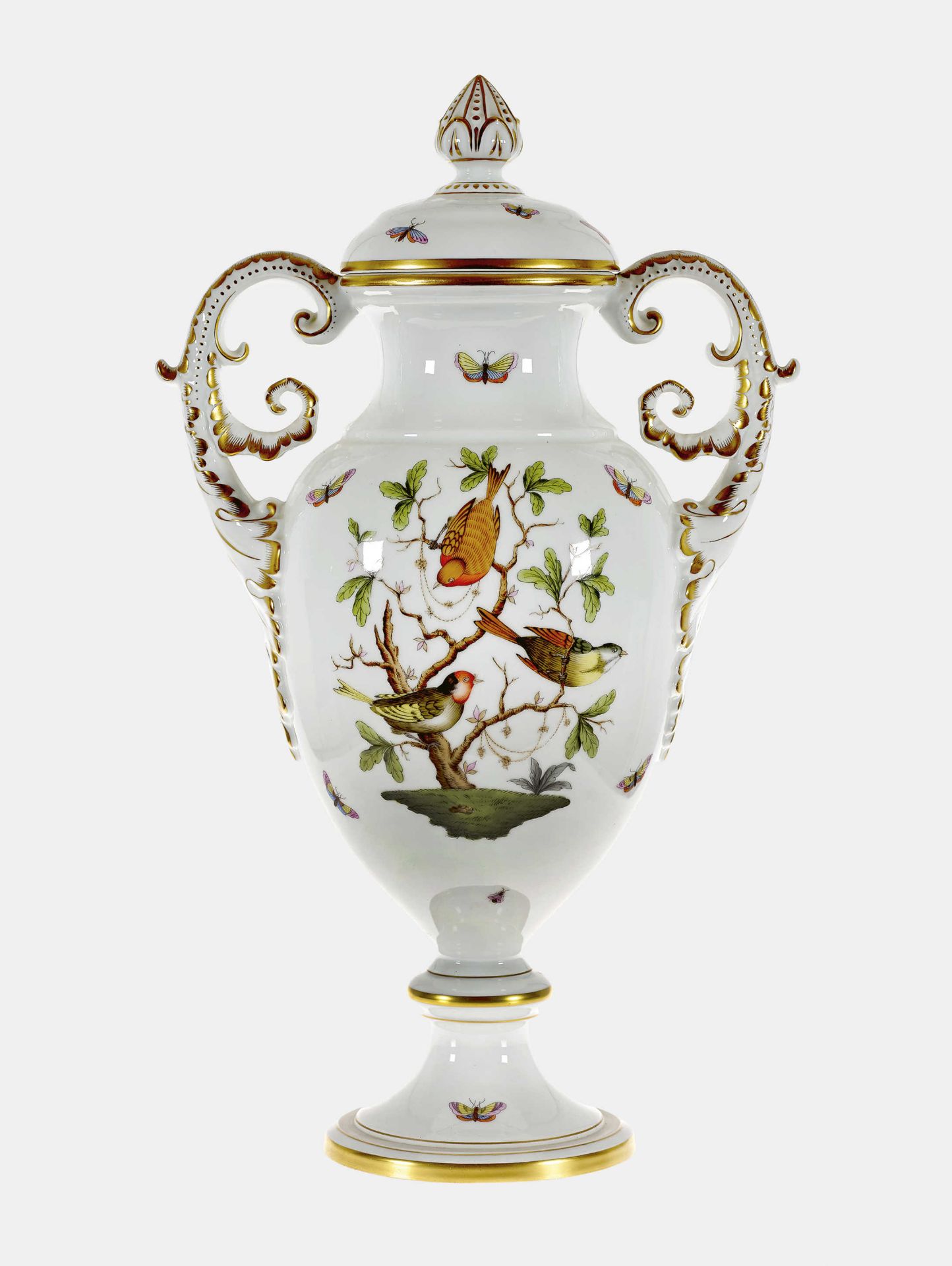 VASE: Herend, 20. Jh. (Porzellan Manufaktur Herend).