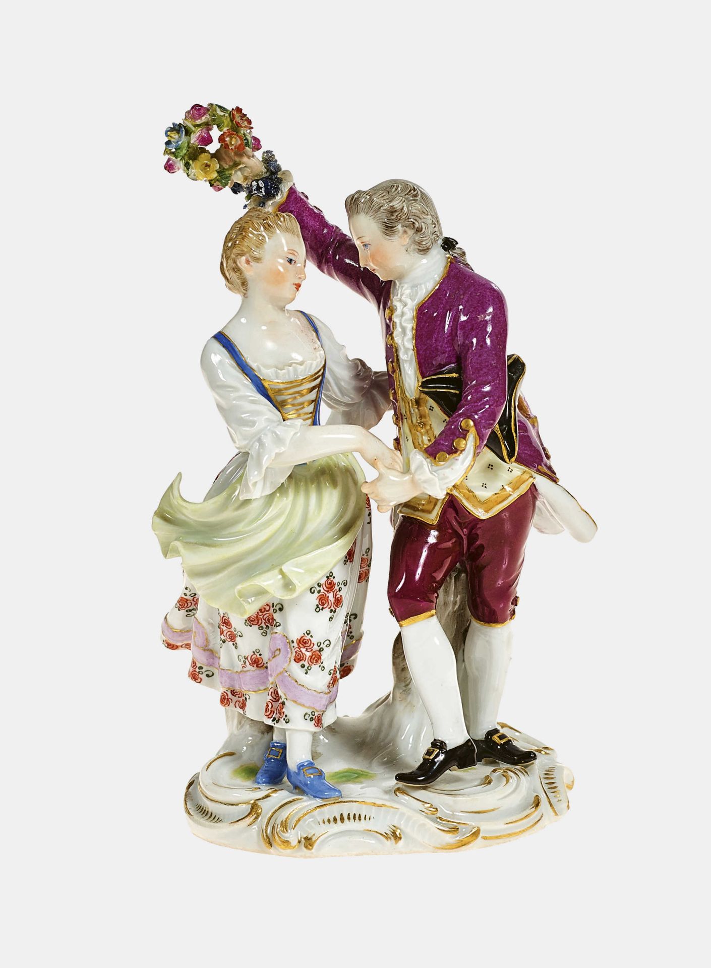 FIGURENPAAR: Meissen, um 1870 (Königliche Porzellan Manufaktur).