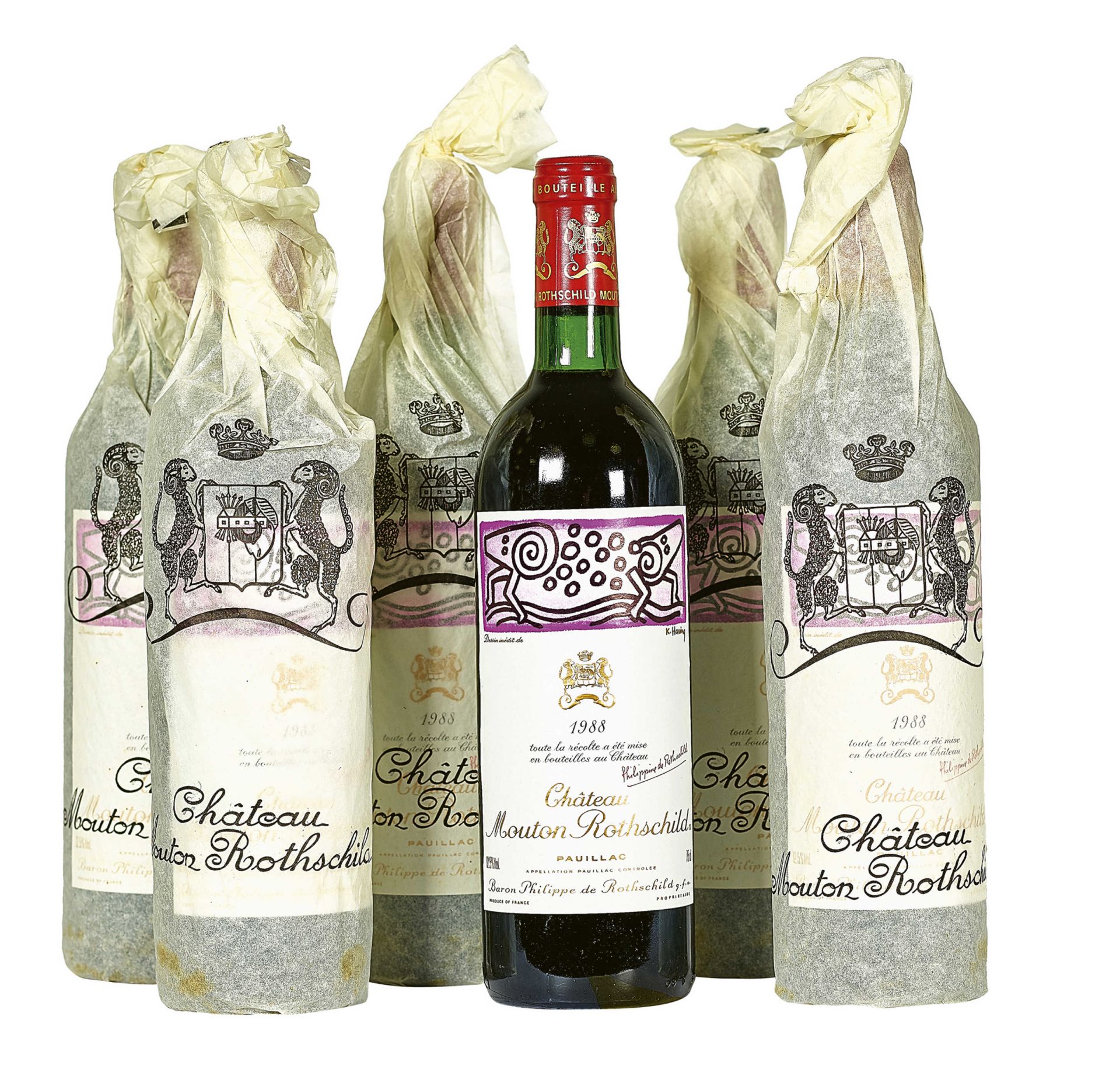 CHÂTEAU MOUTON ROTHSCHILD: Pauillac, Premier Grand Cru Classé, 1988. - Image 2 of 2