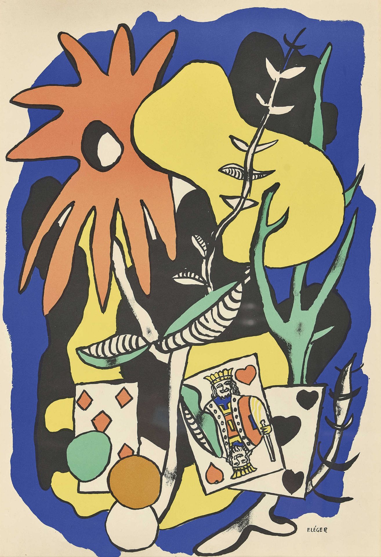 LÉGER, FERNAND: "The King of Hearts".