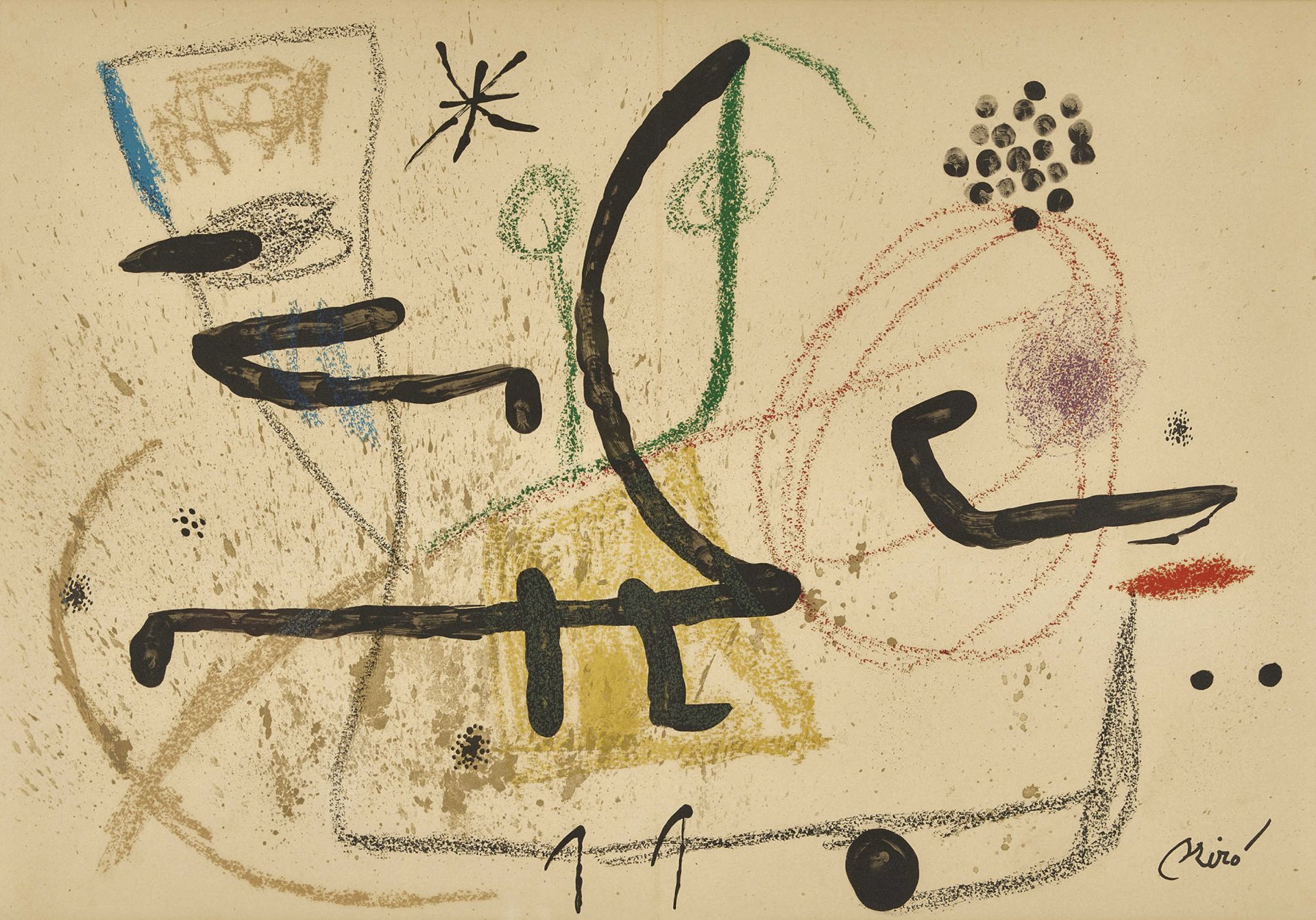 MIRÓ, JOAN: Rafael Alberti: "Maravillas con variaciones acrosticas en el Jardin de Miró". - Bild 13 aus 13