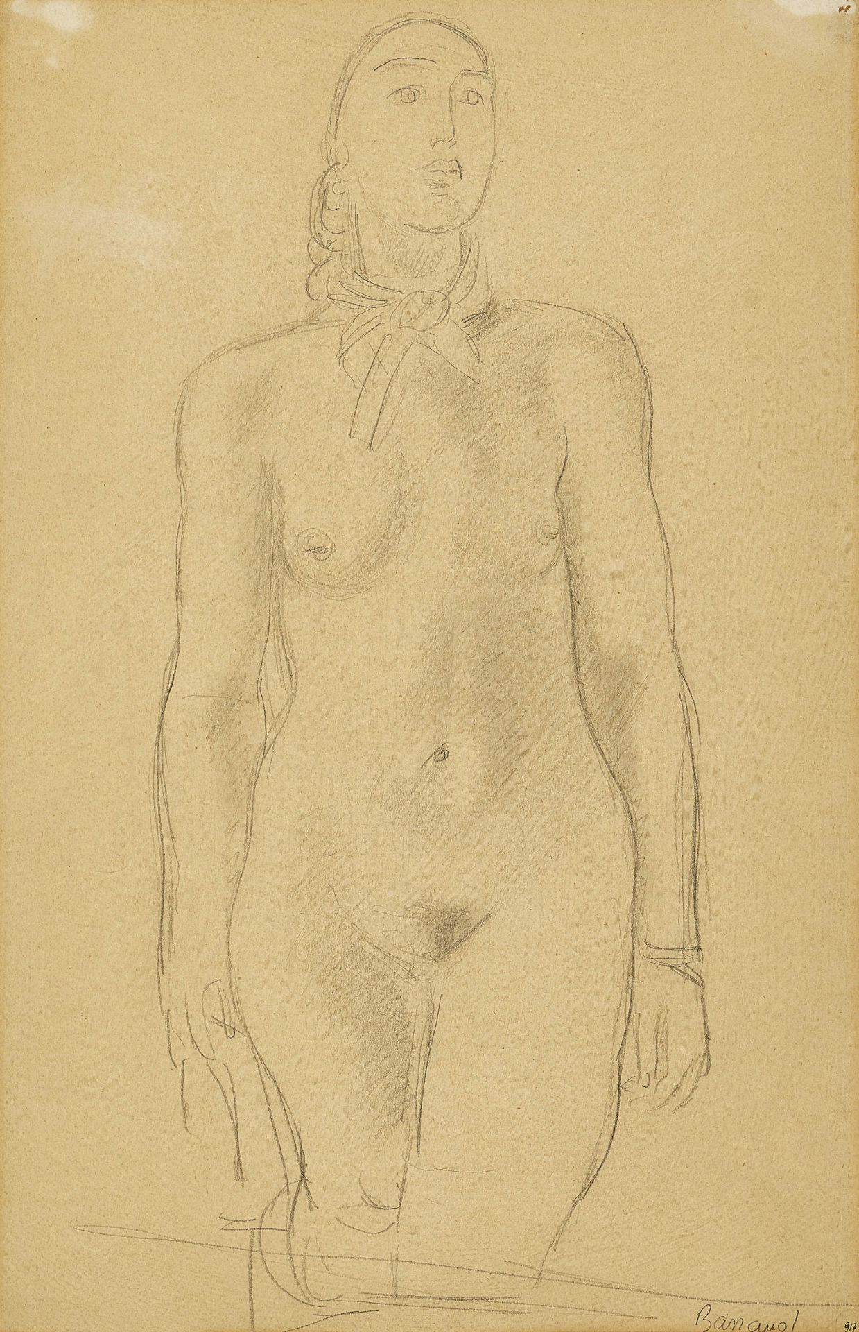 BARRAUD, MAURICE: Femme nue.