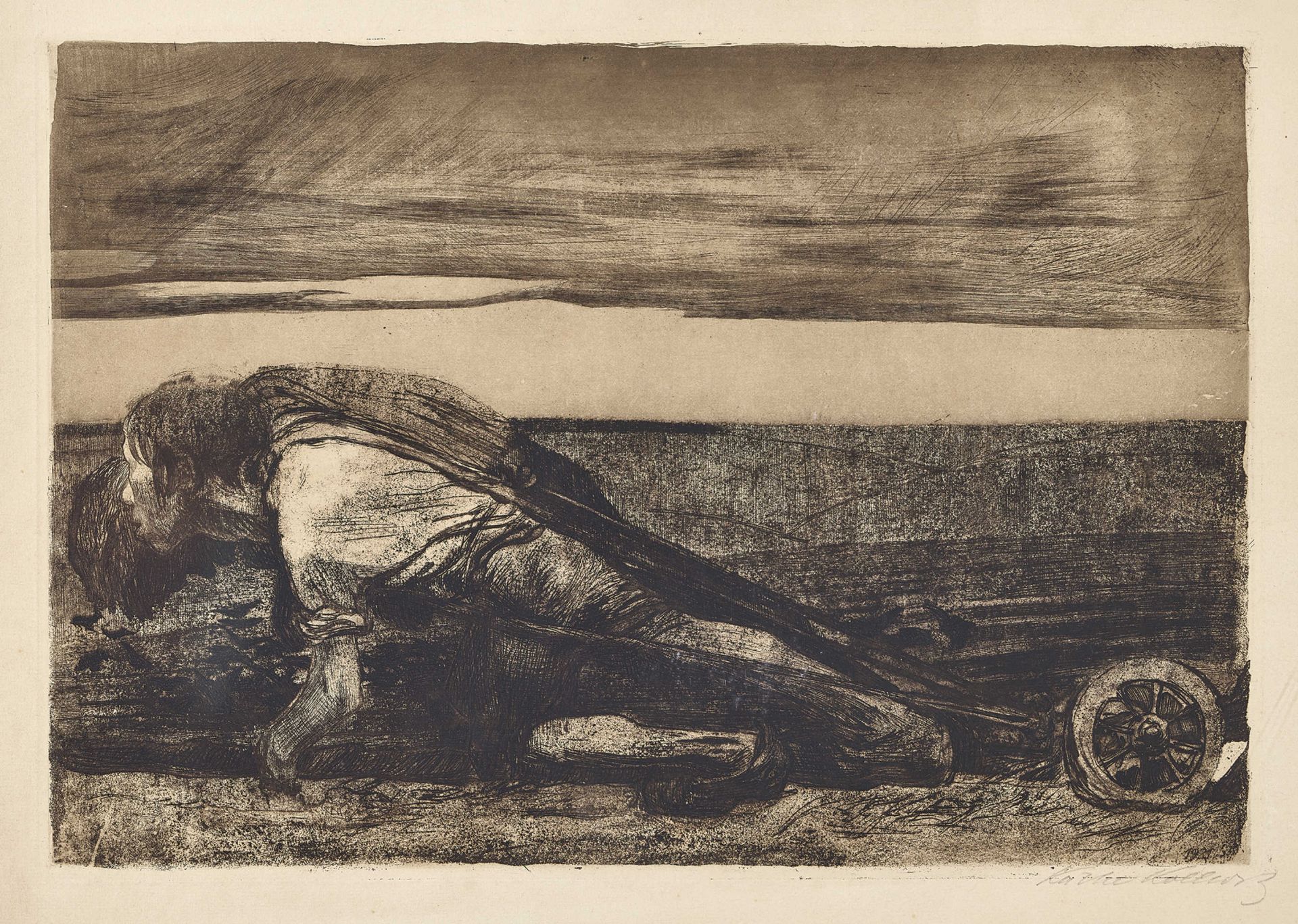 KOLLWITZ, KÄTHE: "Die Pflüger".