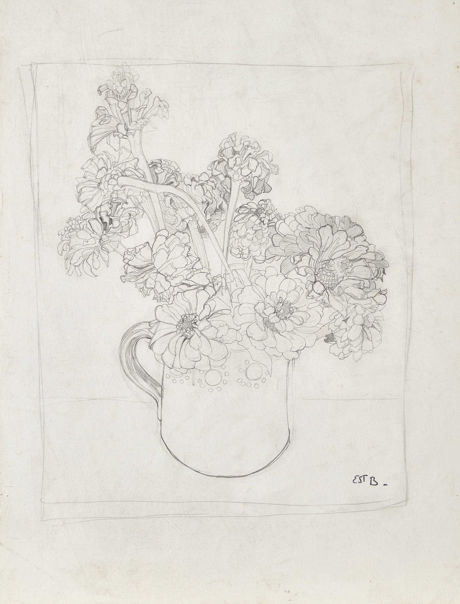 BIÉLER, ERNEST, Zugeschrieben - Attributed: Fleurs.