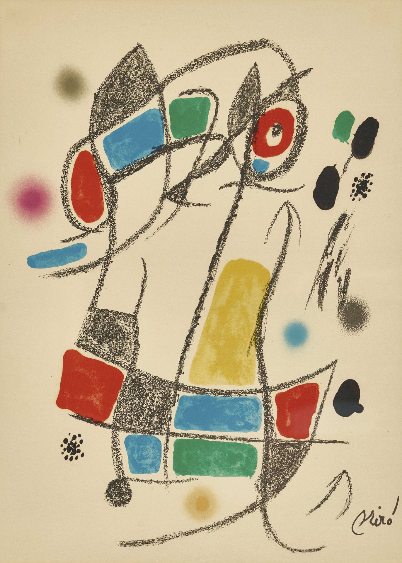 MIRÓ, JOAN: Rafael Alberti: "Maravillas con variaciones acrosticas en el Jardin de Miró". - Bild 4 aus 13