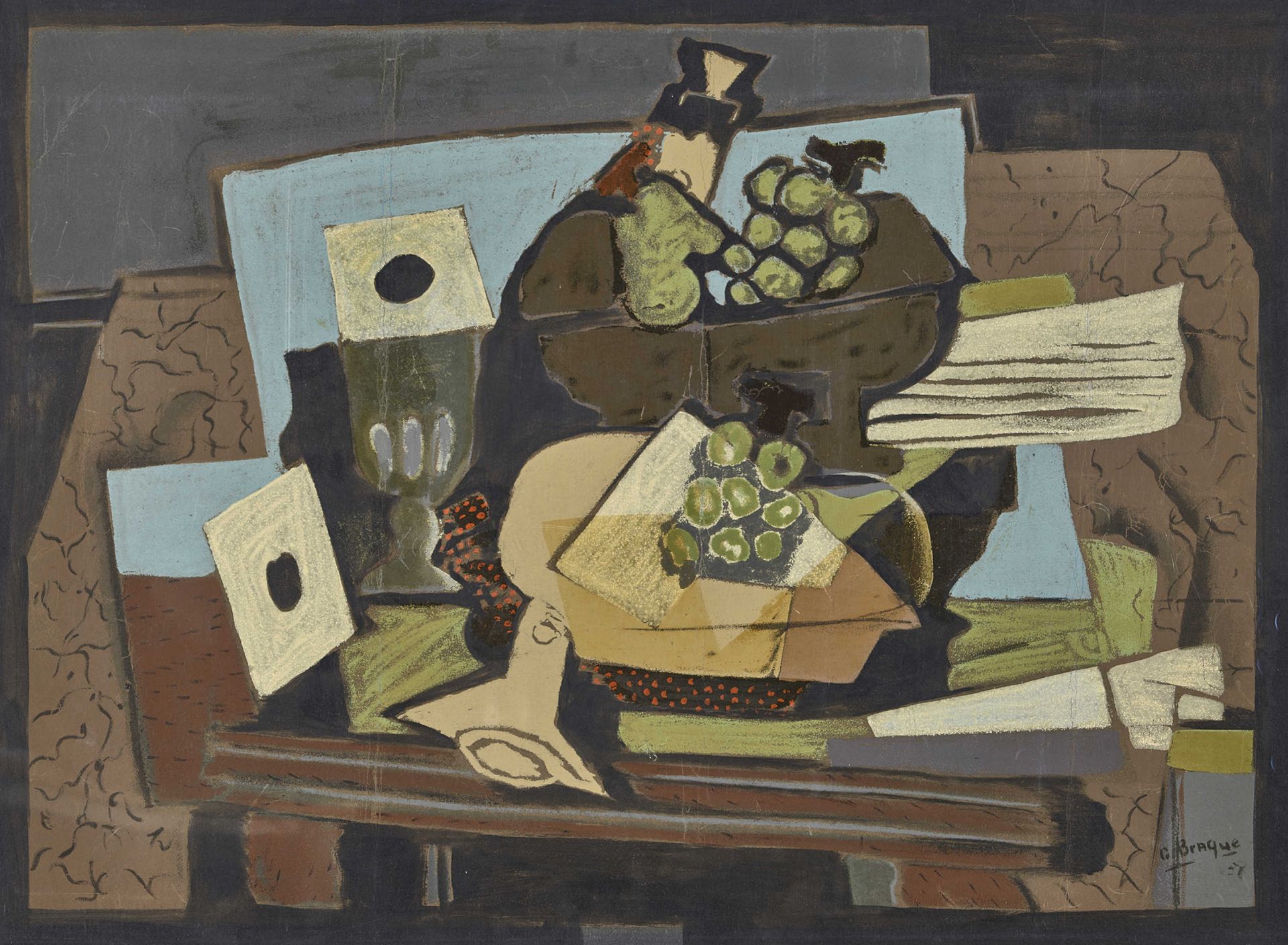 BRAQUE, GEORGES: Nature morte.