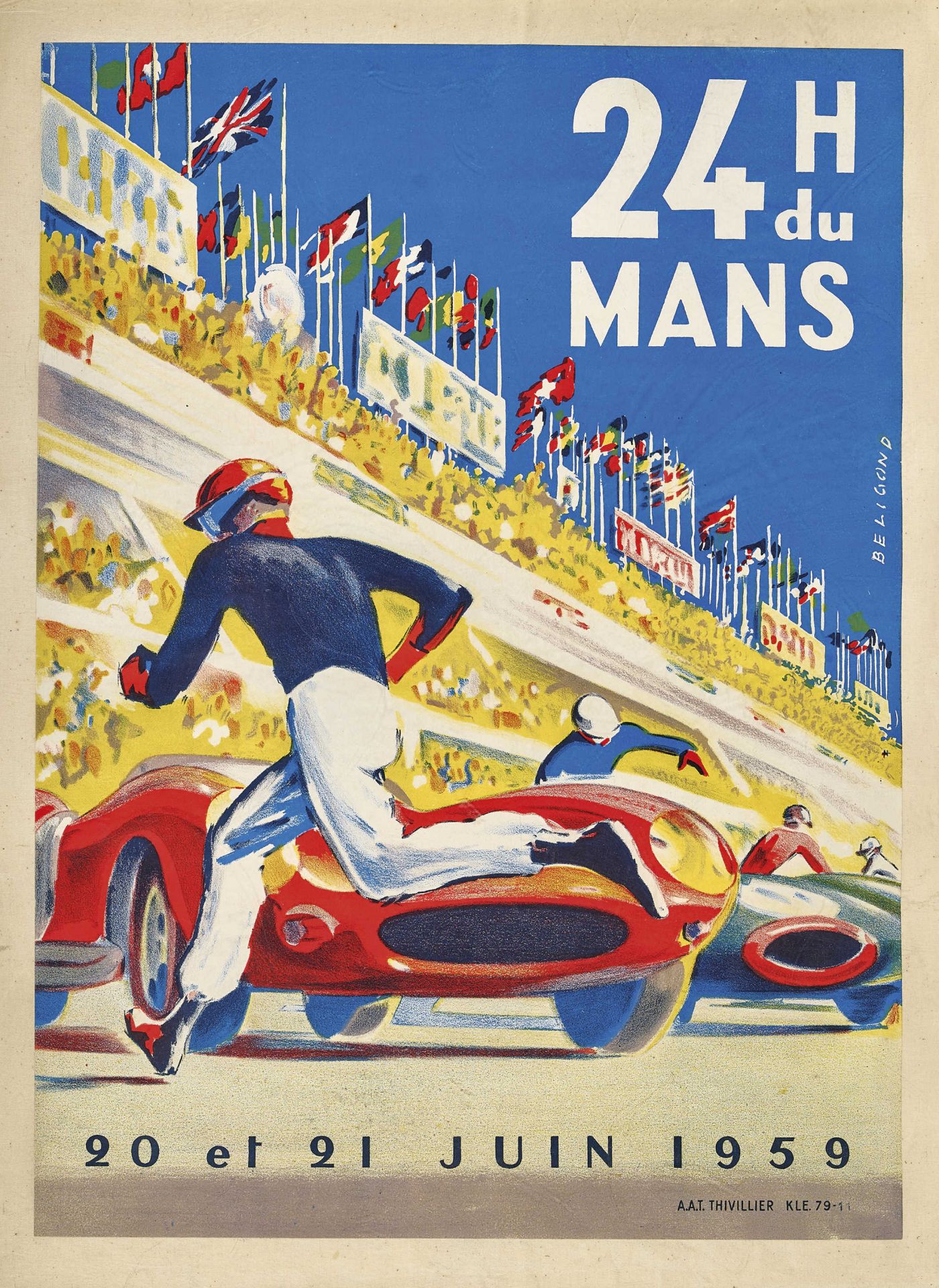 BELIGOND, MICHEL: "24 H du Mans 1959".