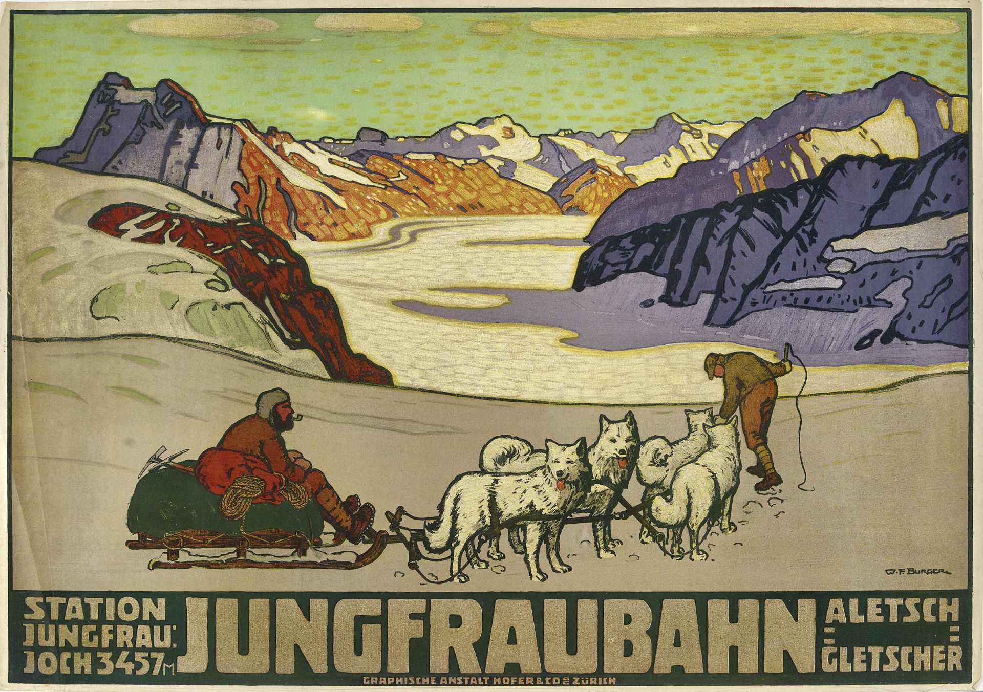 BURGER, WILLY (EIGTL. WILHELM FRIEDRICH): "Jungfraubahn".