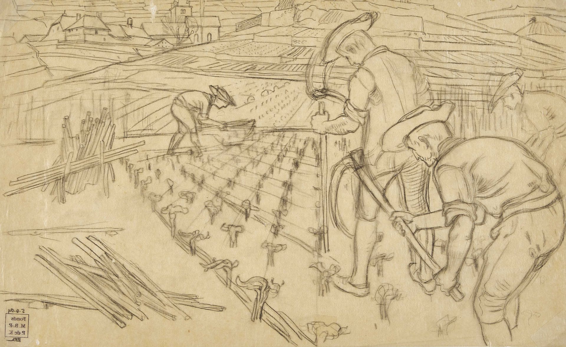 BIÉLER, ERNEST: "Vignerons de printemps".