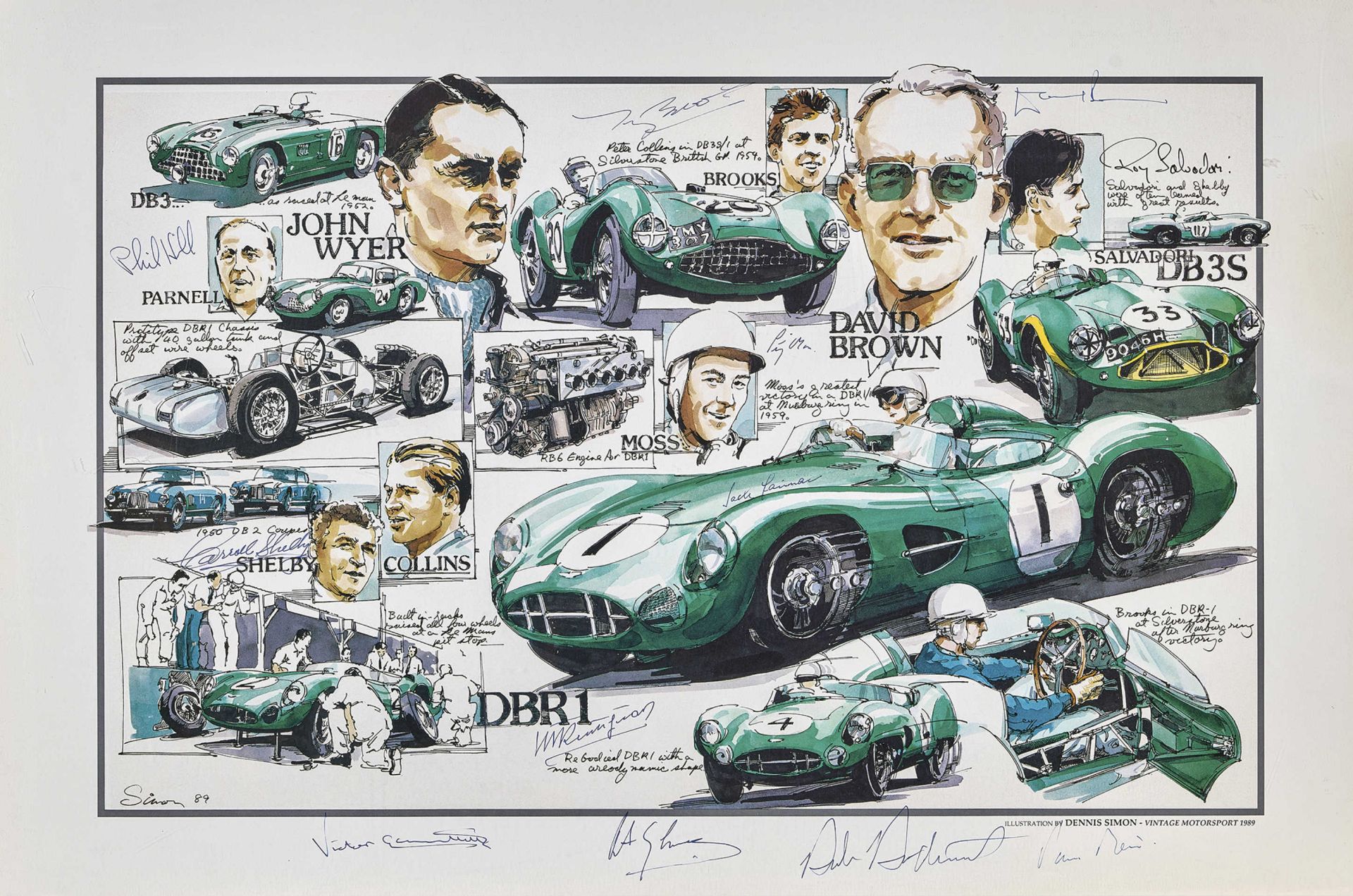 SIMON, DENNIS: "Aston Martin's 1959 World Championship".