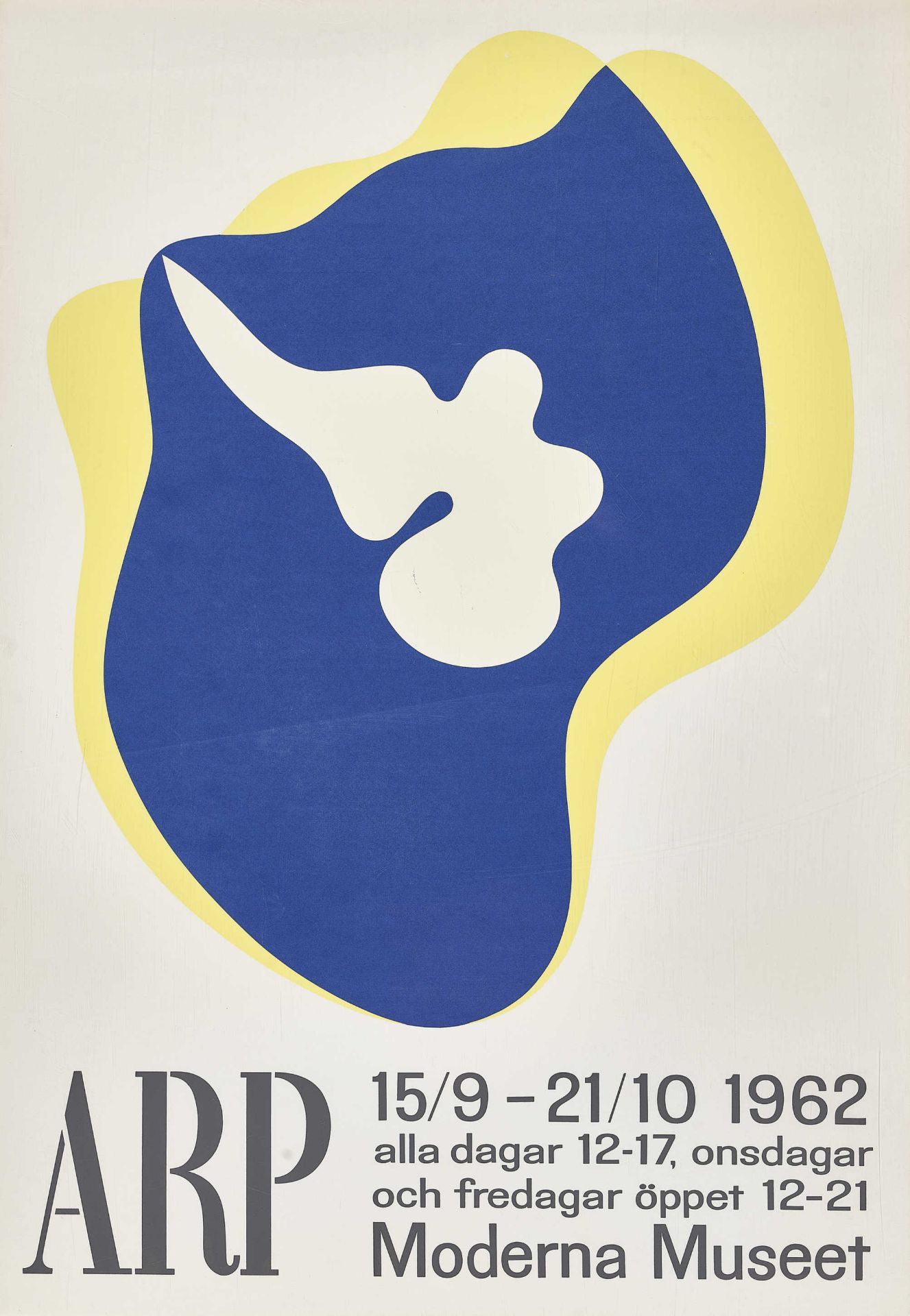 ARP, HANS (AUCH JEAN): "Moderna Museet 1962".