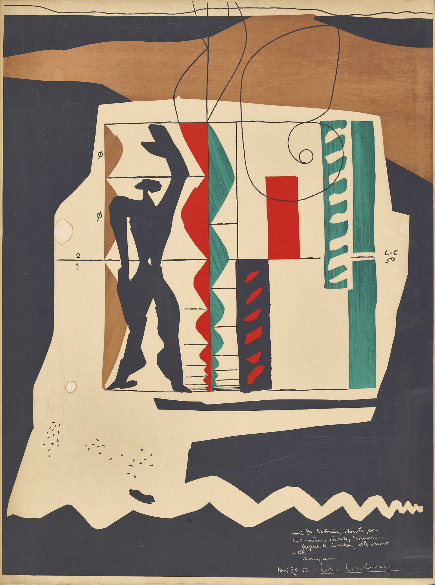 LE CORBUSIER (EIGTL. JEANNERET, CHARLES-ÉDOUARD): "Modulor".