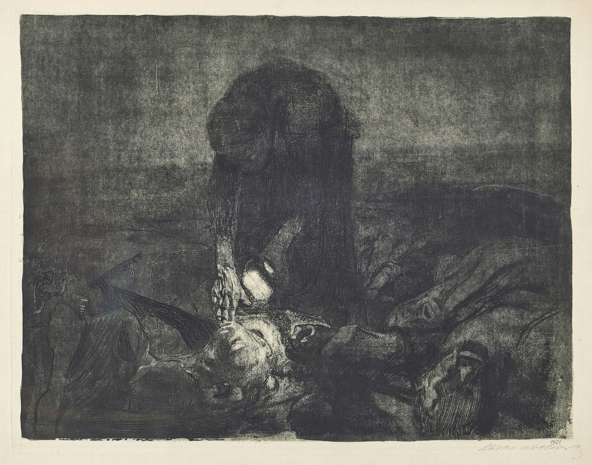 KOLLWITZ, KÄTHE: "Schlachtfeld".