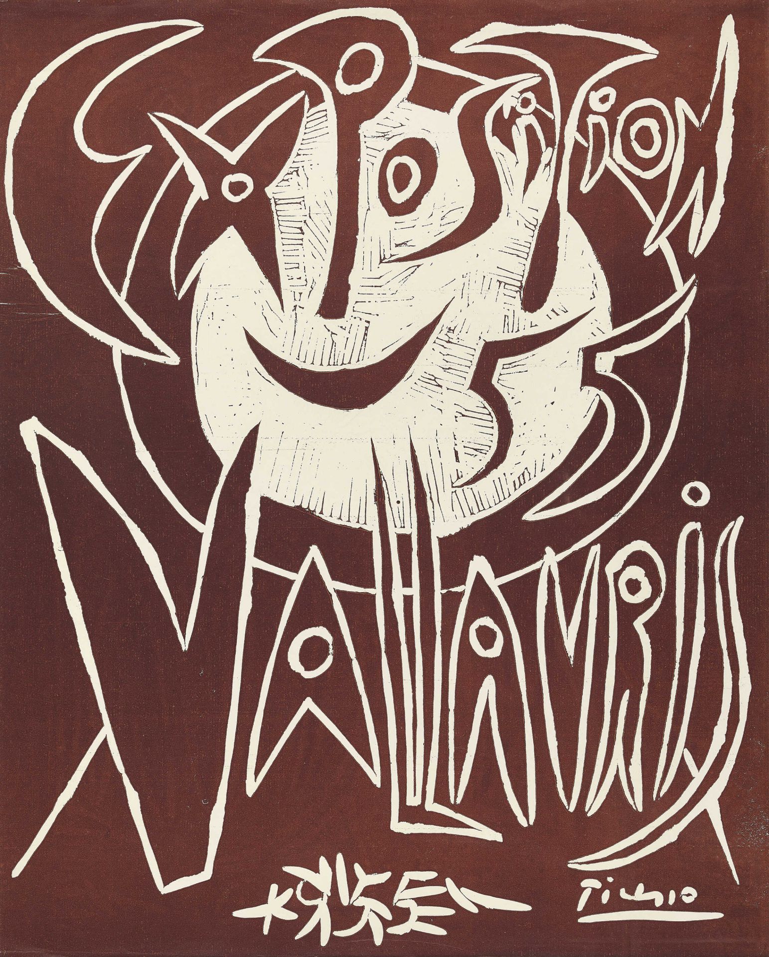 PICASSO, PABLO: "Exposition Vallauris 1955".