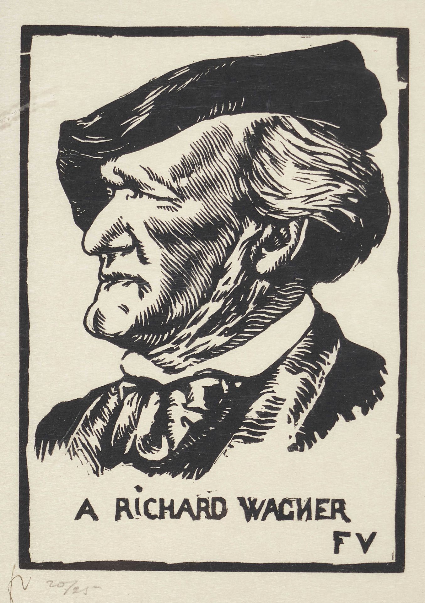 VALLOTTON, FÉLIX: "A Richard Wagner".