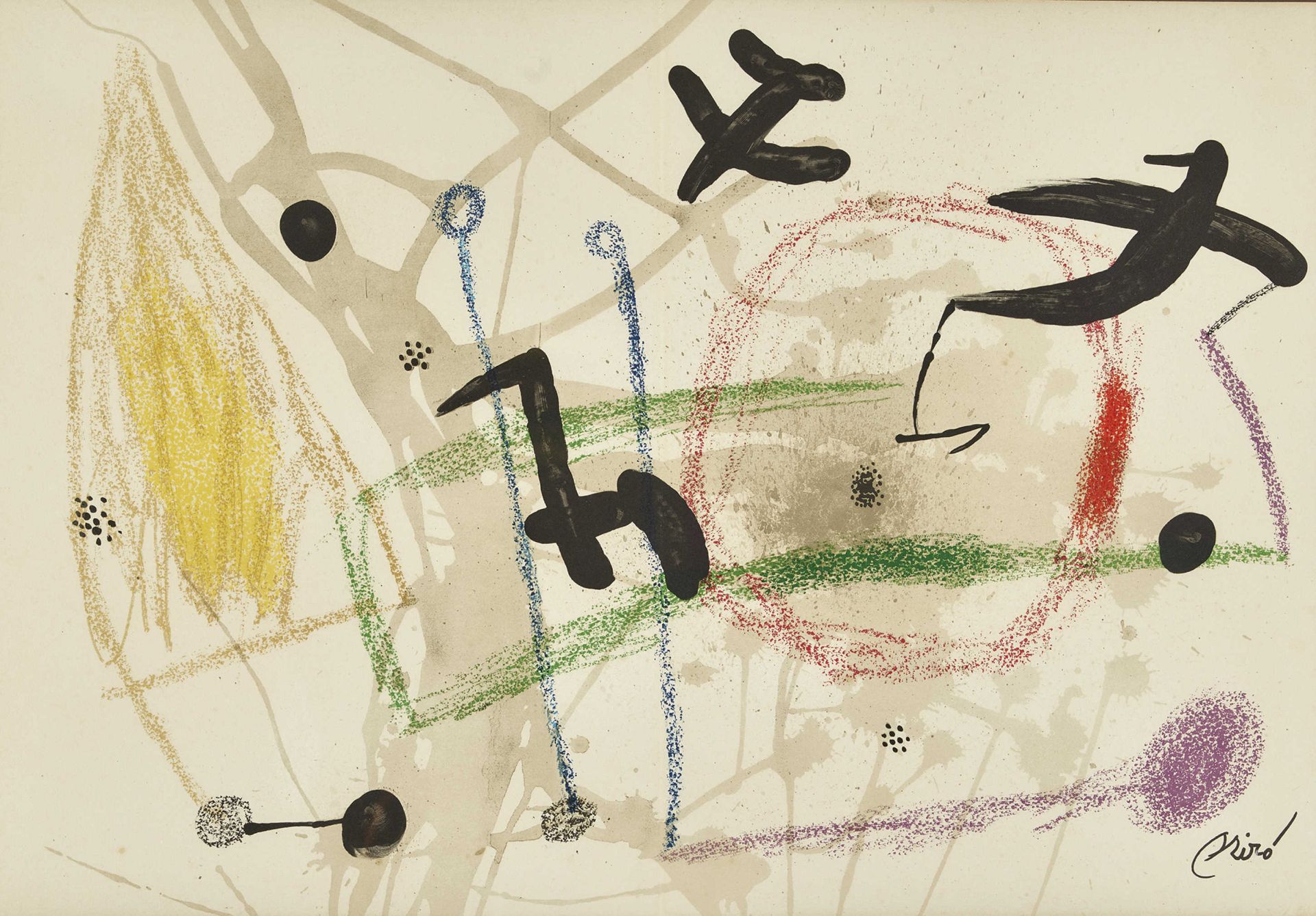 MIRÓ, JOAN: Rafael Alberti: "Maravillas con variaciones acrosticas en el Jardin de Miró". - Bild 12 aus 13