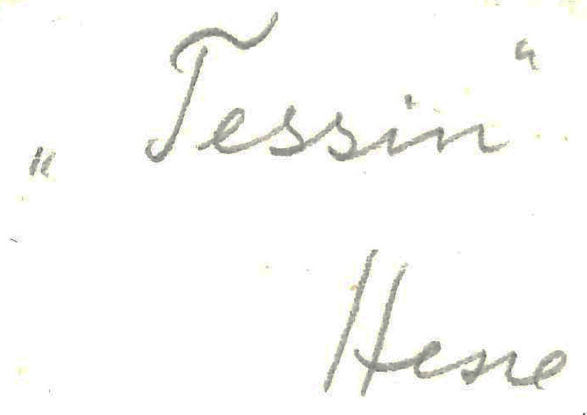 HESSE, HERMANN: "Tessin". - Bild 6 aus 6