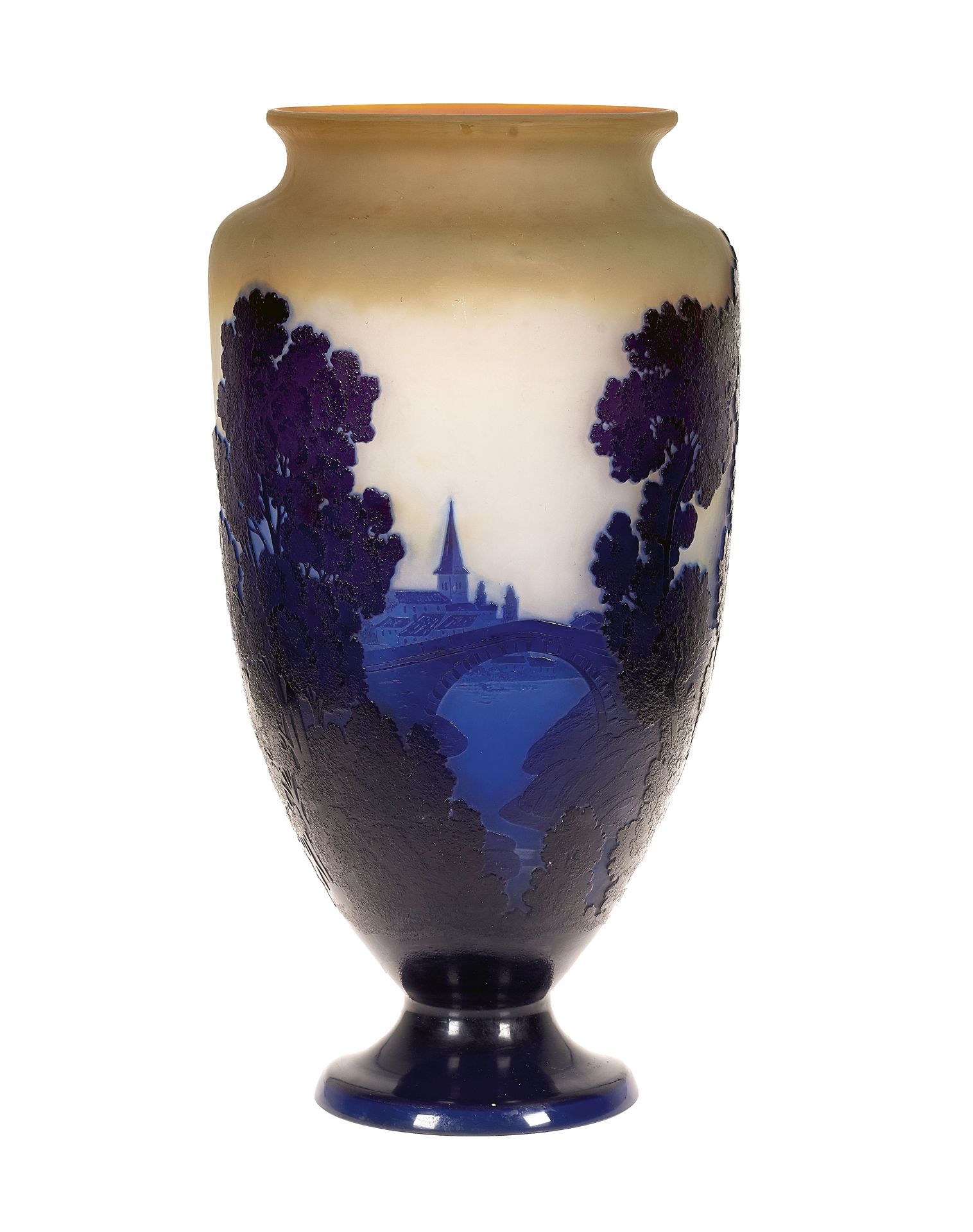 GALLÉ, ÉMILE, Werkstatt - Workshop: Vase, Nancy, um 1914.