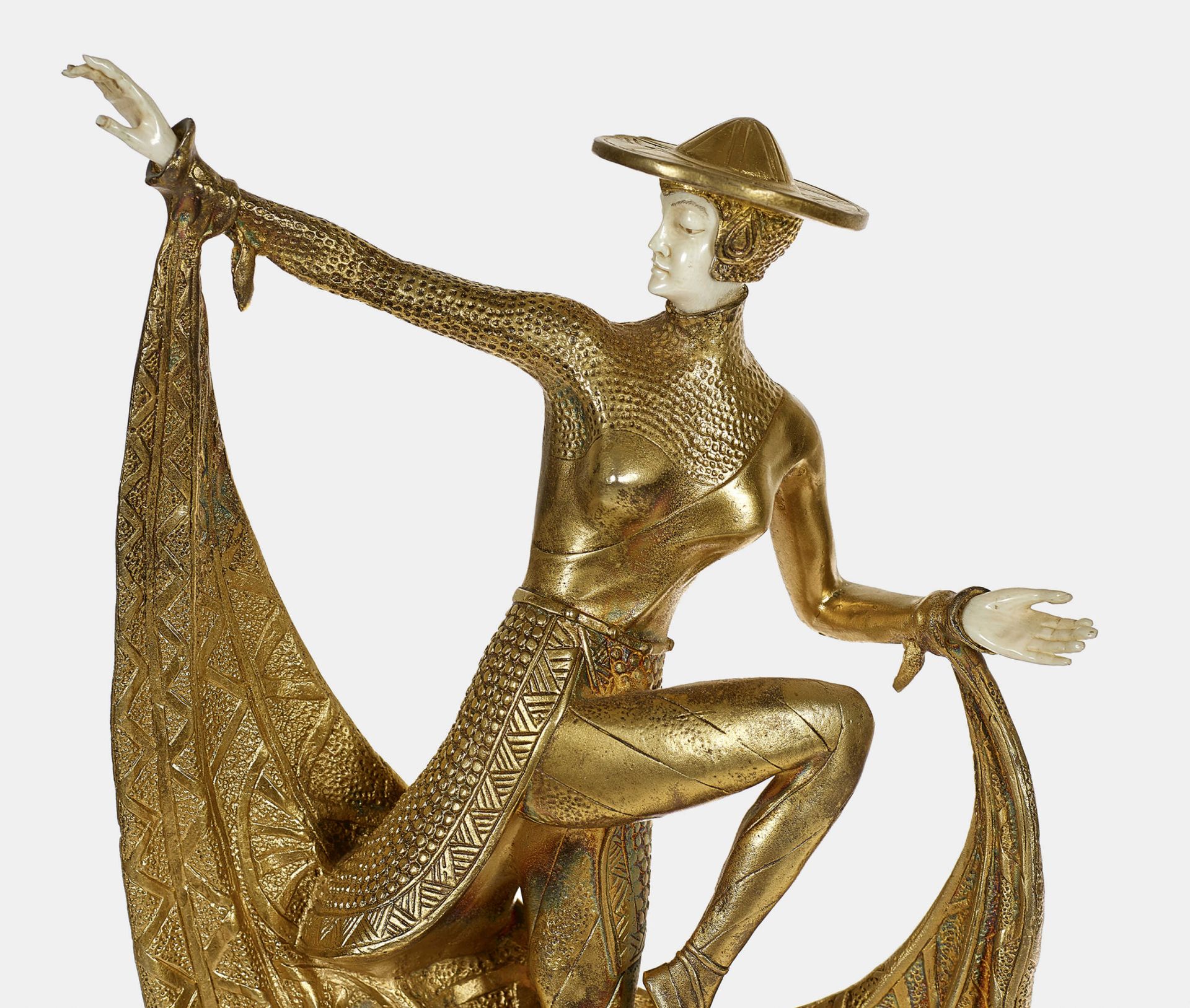 CHIPARUS, DÉMÉTER HARALAMB, In der Art - Manner of: Danseuse avec chapeau. - Bild 2 aus 3