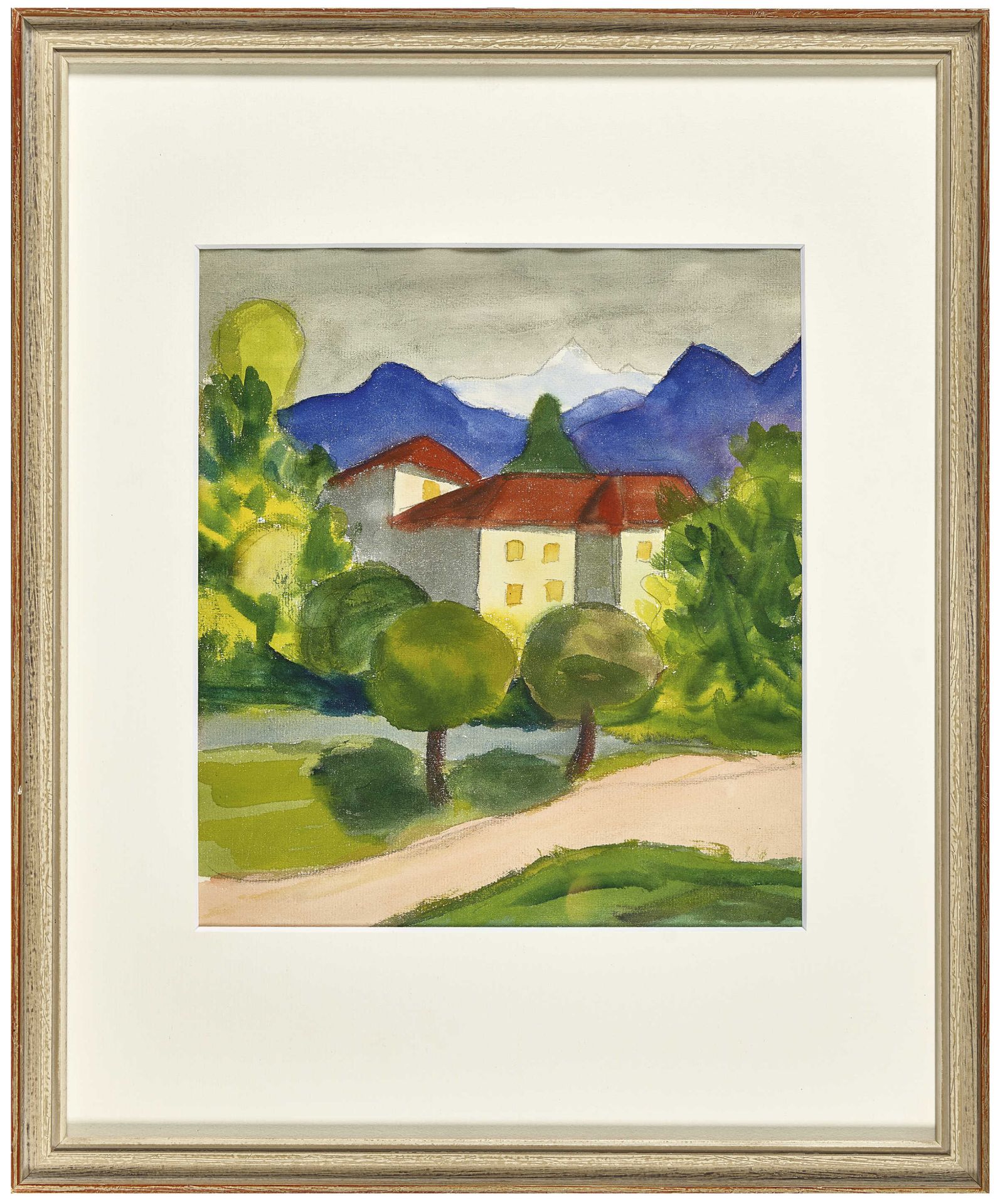 HESSE, HERMANN: "Föhnstimmung mit blauen Bergen". - Image 2 of 3