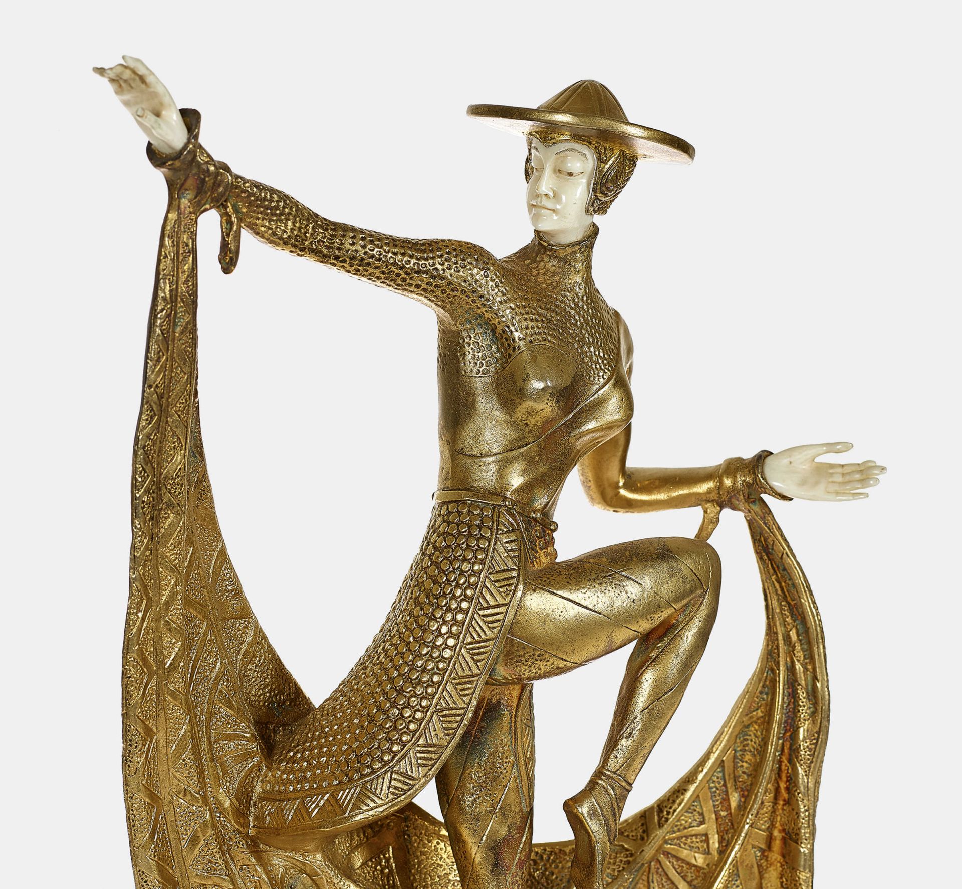 CHIPARUS, DÉMÉTER HARALAMB, In der Art - Manner of: Danseuse avec chapeau. - Bild 3 aus 3