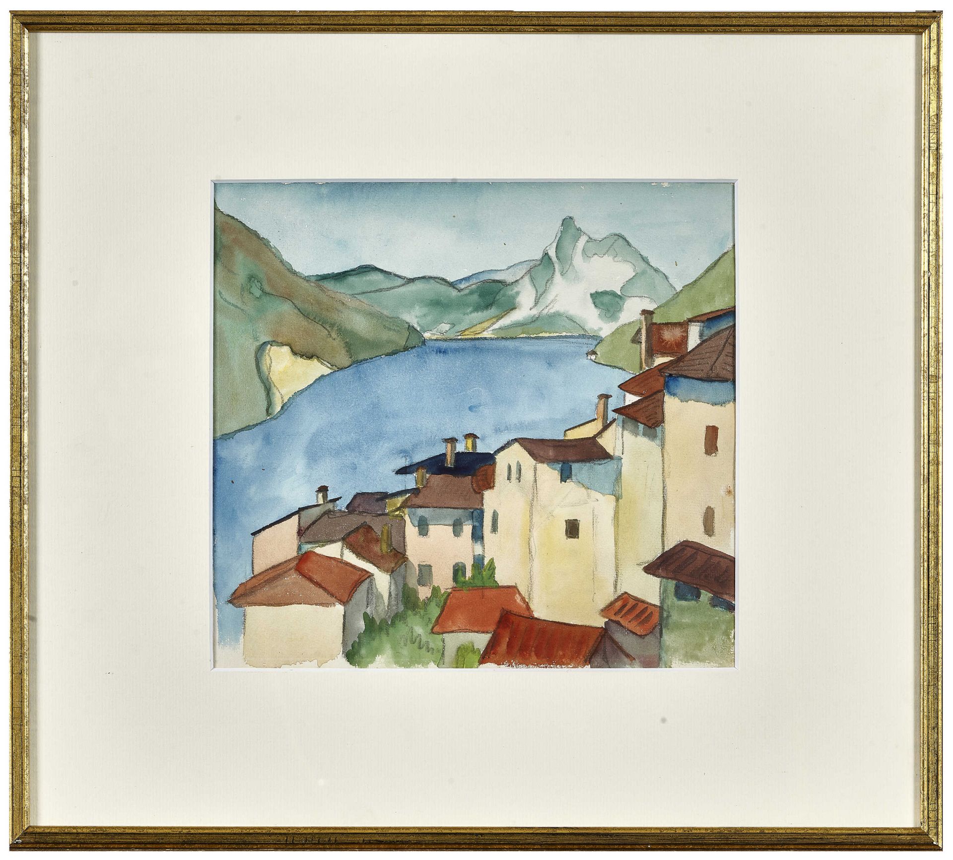 HESSE, HERMANN: Albogasio am Luganersee. - Image 2 of 4