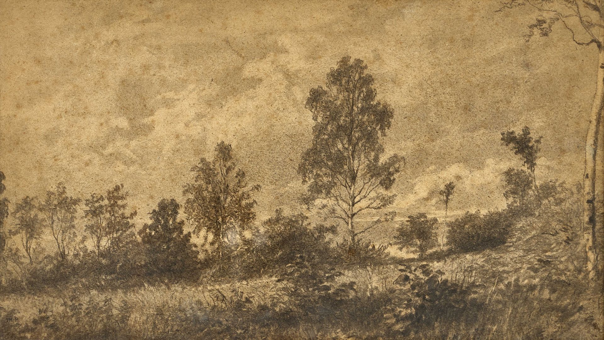 ROUSSEAU, THÉODORE: Paysage.