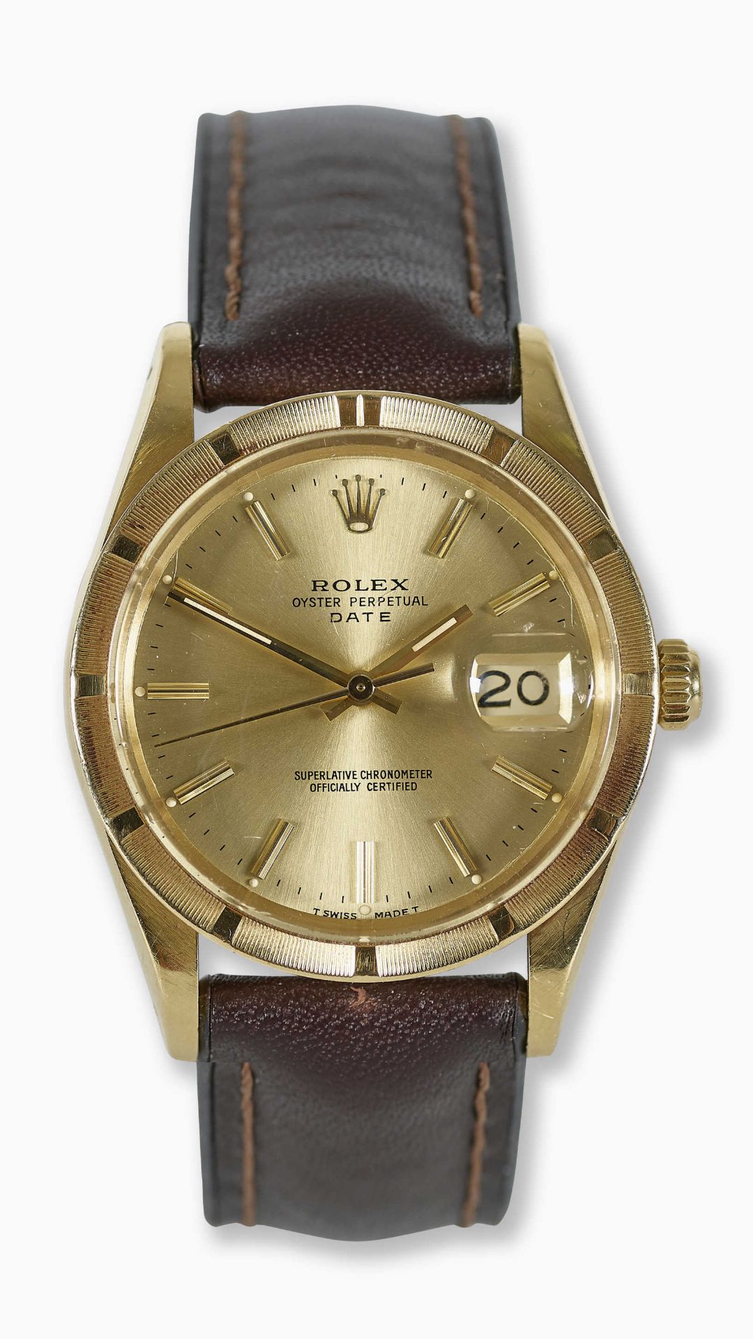 ROLEX: Herrenarmbanduhr "Oyster Perpetual Date".