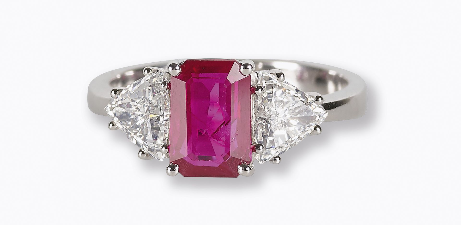 RUBIN-DIAMANT-RING: