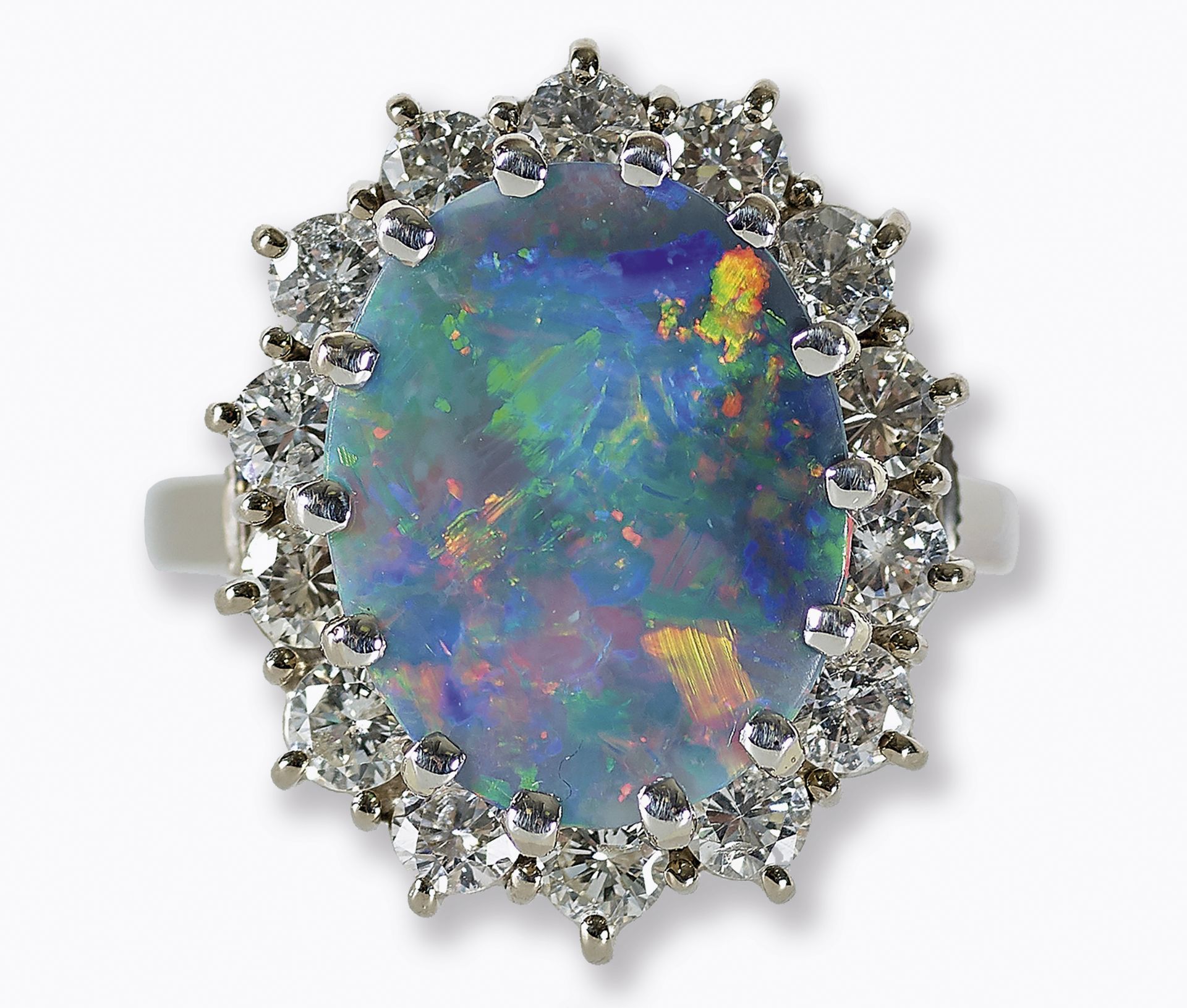 OPAL-DIAMANT-RING: