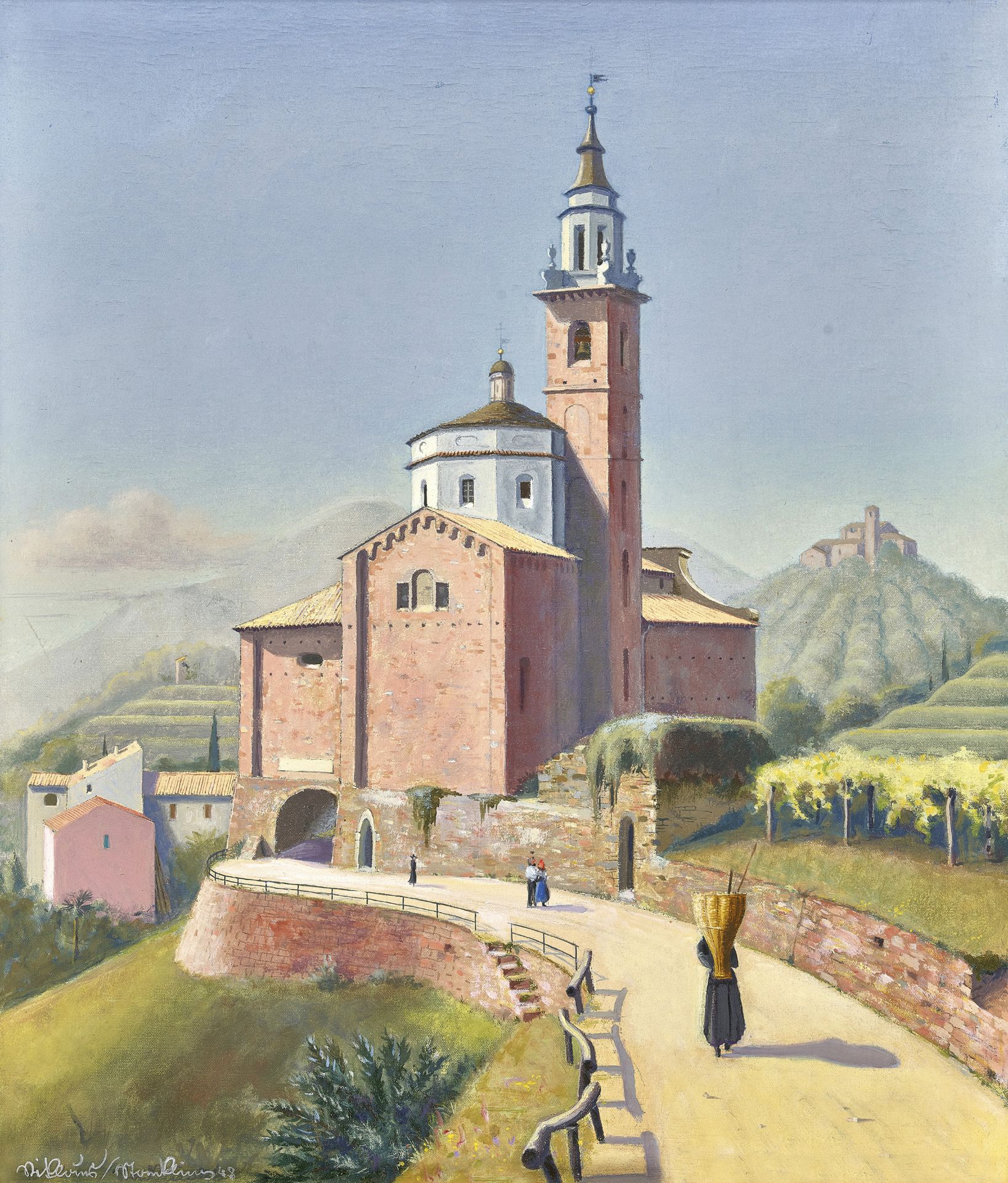 STOECKLIN, NIKLAUS : Die Kirche San Giorgio in Carona.