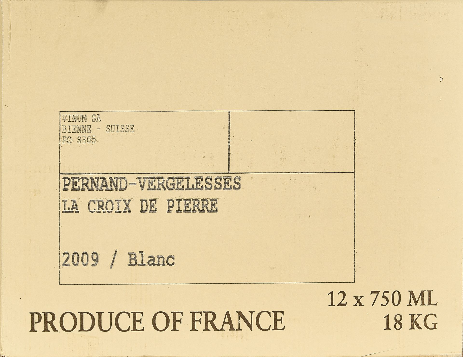 LOUIS JADOT : Pernand-Vergelesses, Clos de la Croix de Pierre (blanc), 2009. - Image 2 of 2