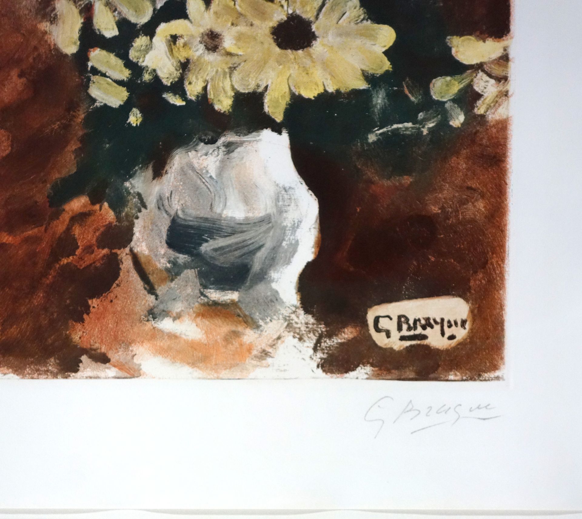 Georges Braque (1882–1963) Vase de fleurs jaunes (1950) - Image 3 of 4